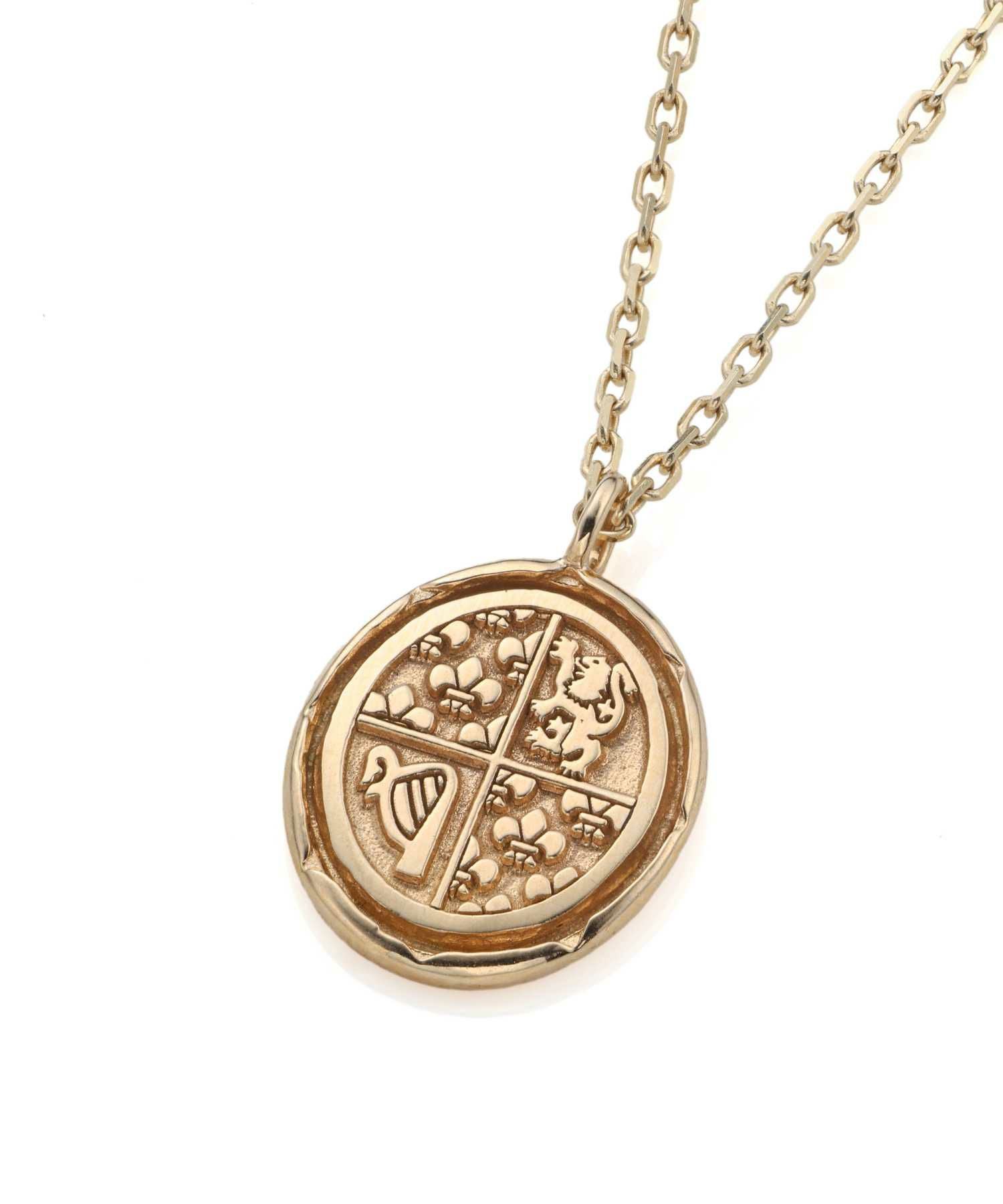 クレストプチネックレス/K10ゴールド