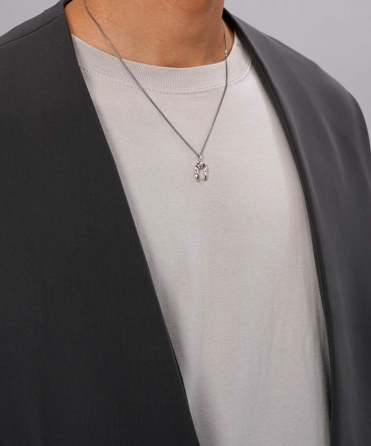 “マジカルフラグメント”ホースシューネックレス/シルバー925