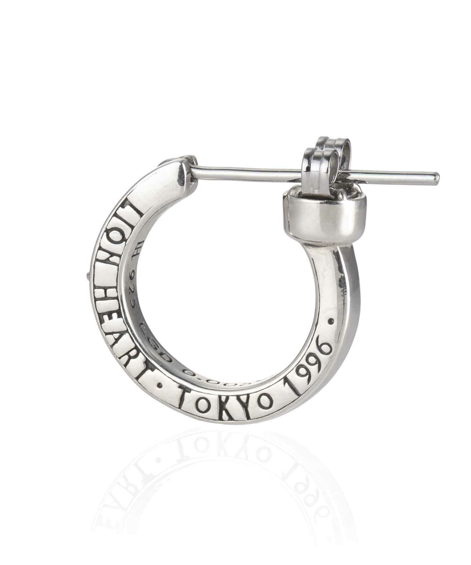 for Gift”クロッシングピアス（ELプレーンフープ/S SIZE）/シルバー925