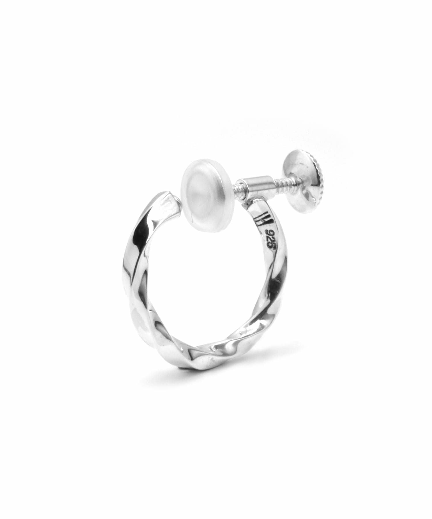 シルバーイヤリング/ツイスト/シルバー925 | LION HEART STORE