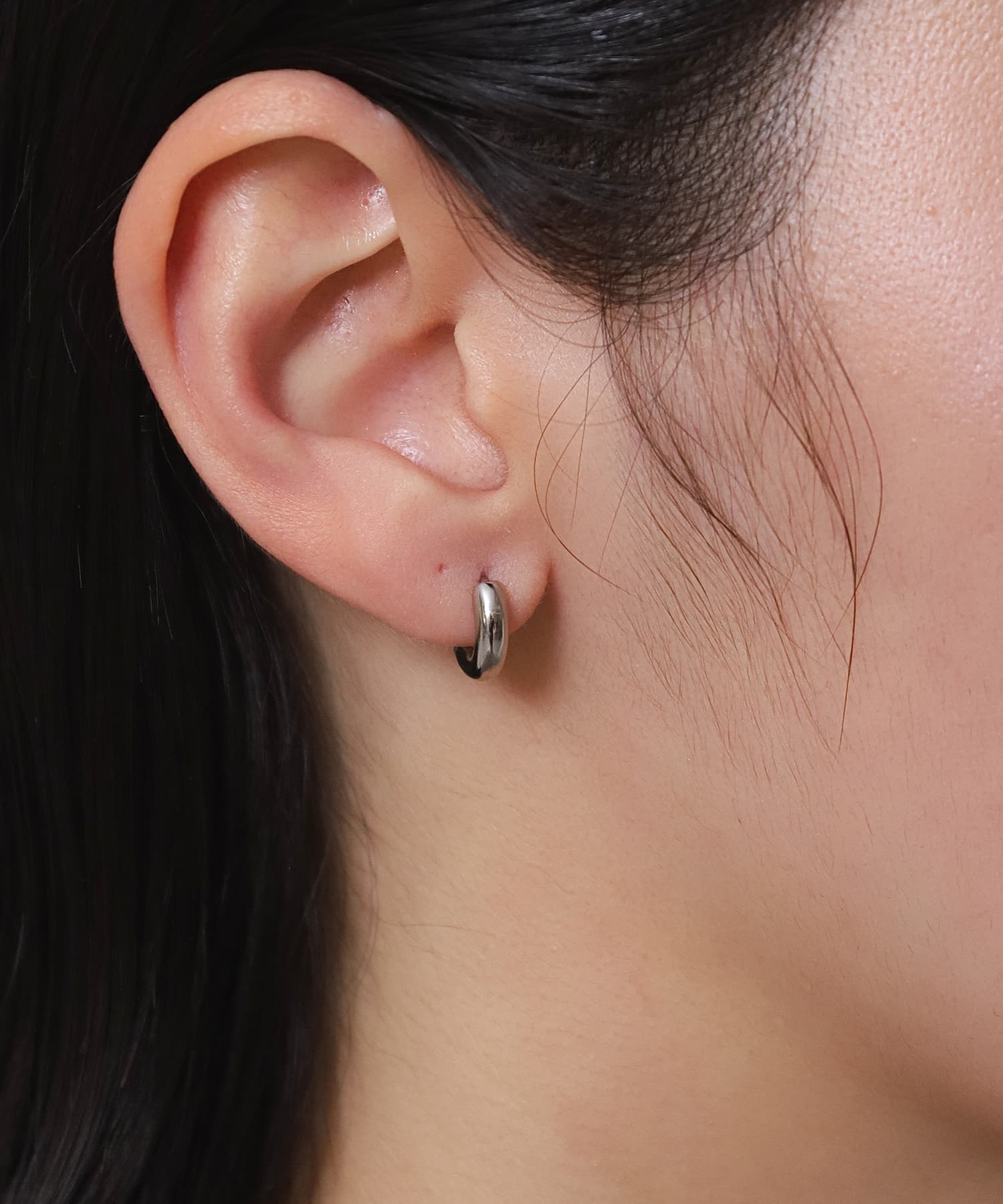 チャンキーフープピアスS/シルバー/サージカルステンレス | LION HEART