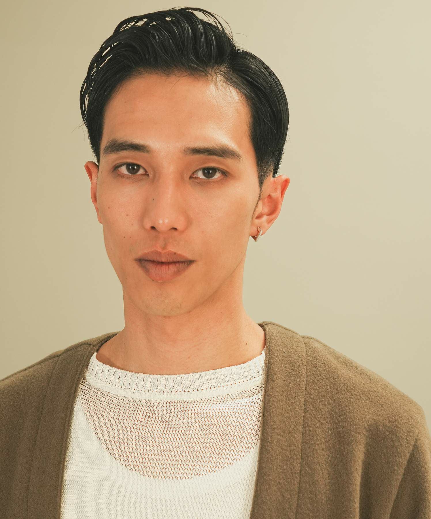 クロッシングピアス/シリンダースクエア/シルバー925