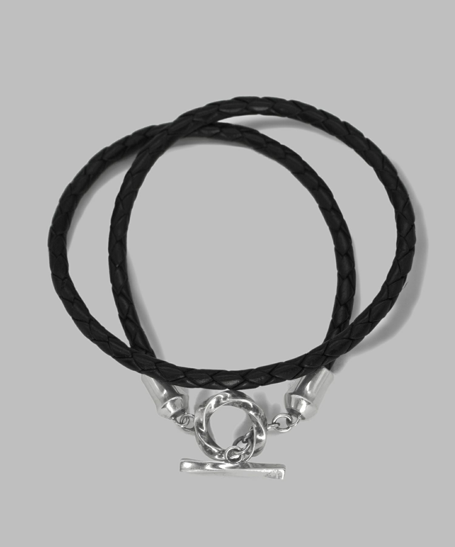 レザーブレスレット/ツイスト/シルバー925 | LION HEART STORE