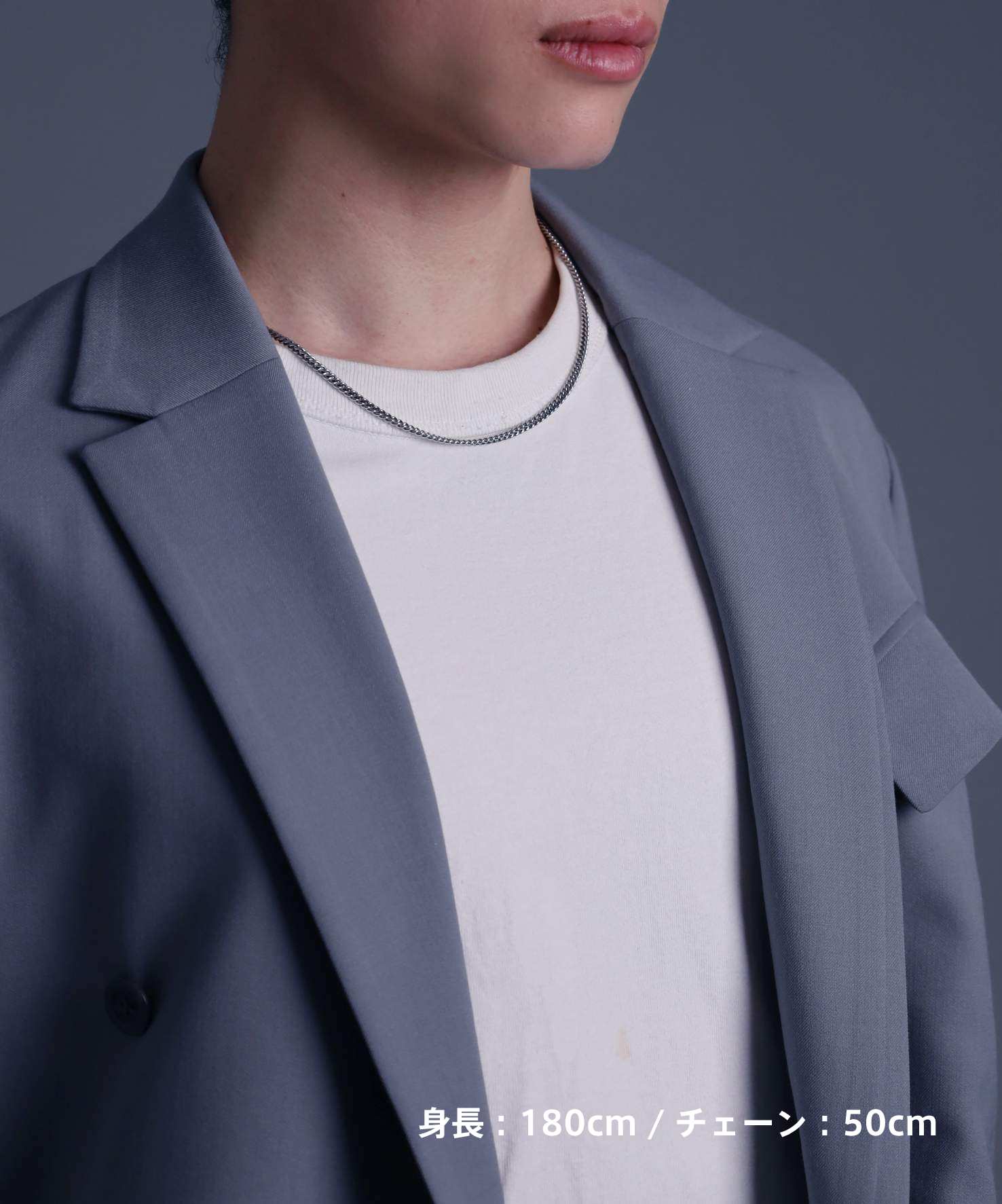 BASIC”ラージシルバーチェーンネックレス/丸喜平/シルバー925 | LION