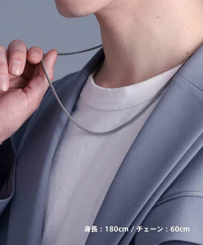 BASIC”ラージシルバーチェーンネックレス/丸喜平/シルバー925 | LION