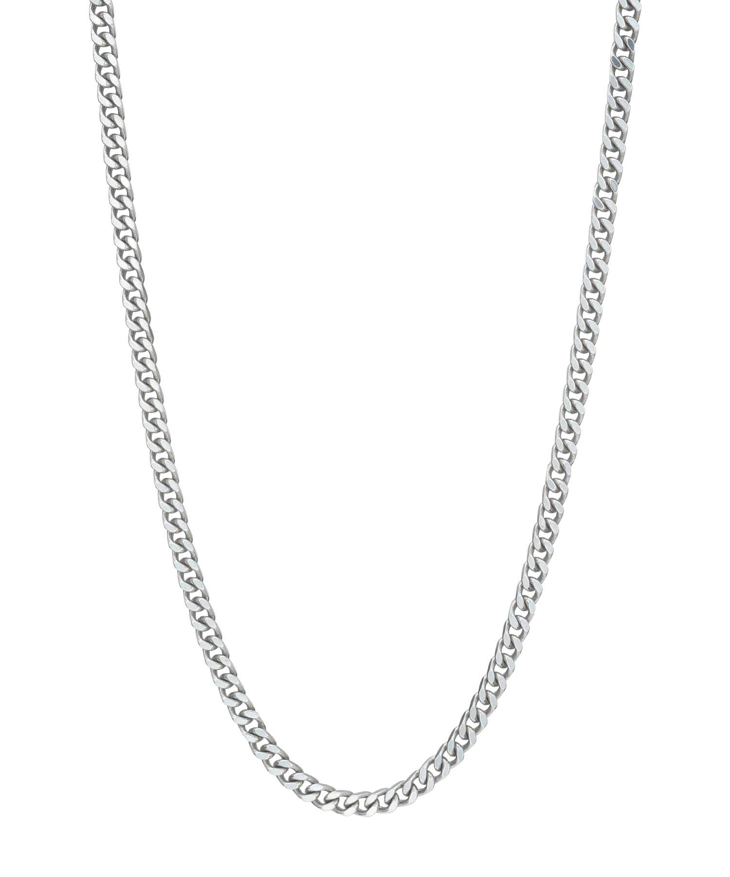 BASIC”EXラージシルバーチェーンネックレス/カット喜平/シルバー925