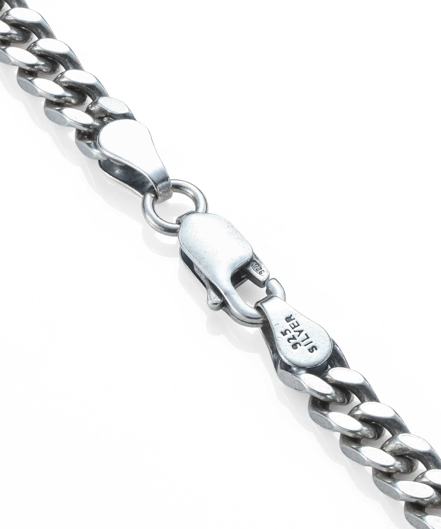 BASIC”EXラージシルバーチェーンネックレス/カット喜平/シルバー925