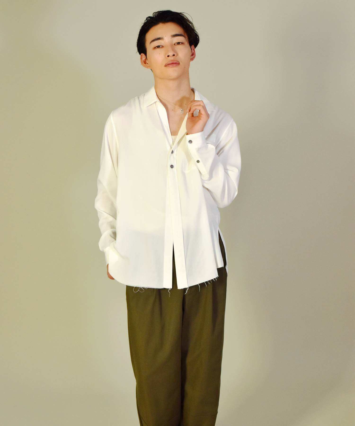 ツイストホースシューネックレス/シルバー925