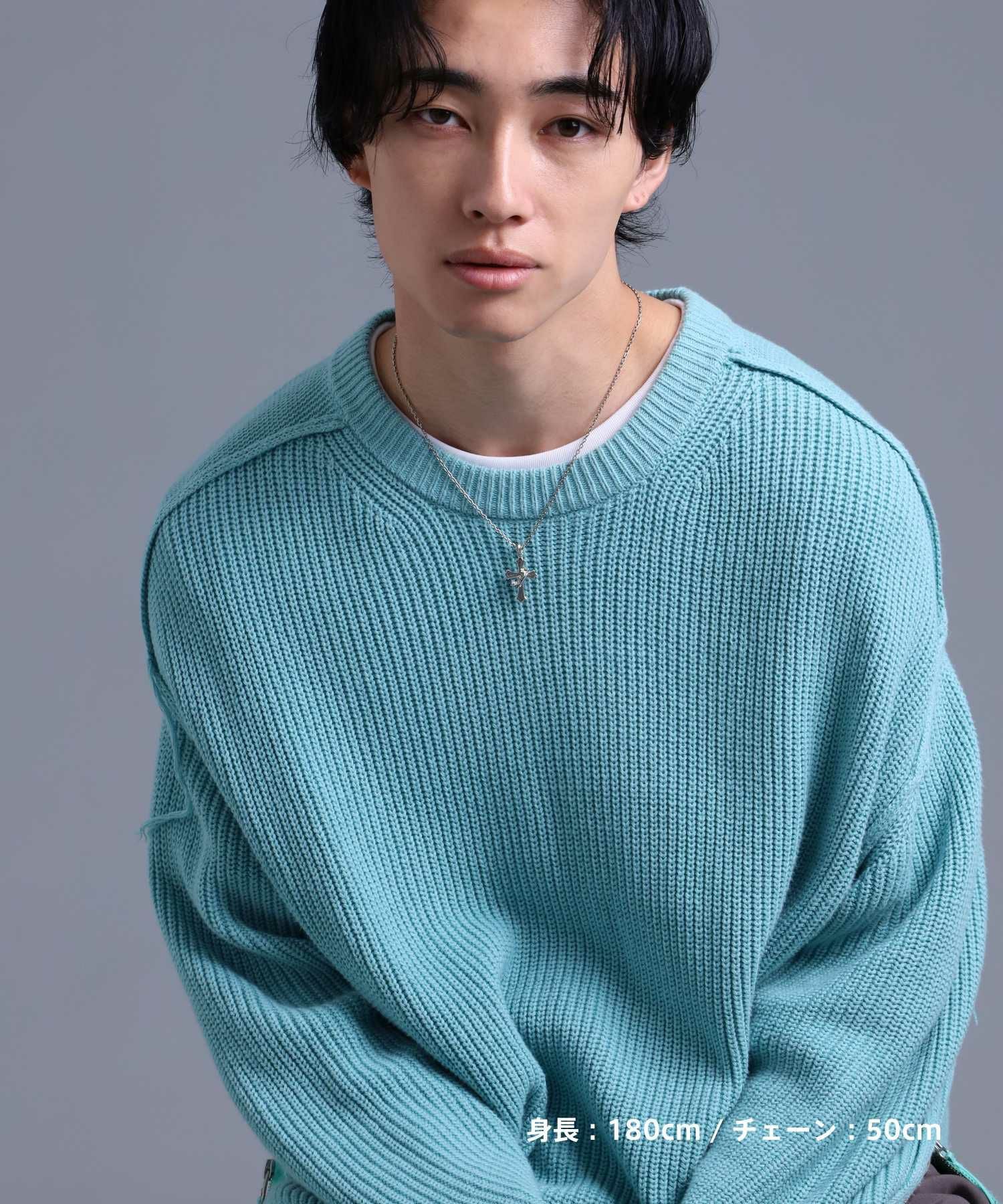 ハウリングクロスネックレス/S SIZE/シルバー925