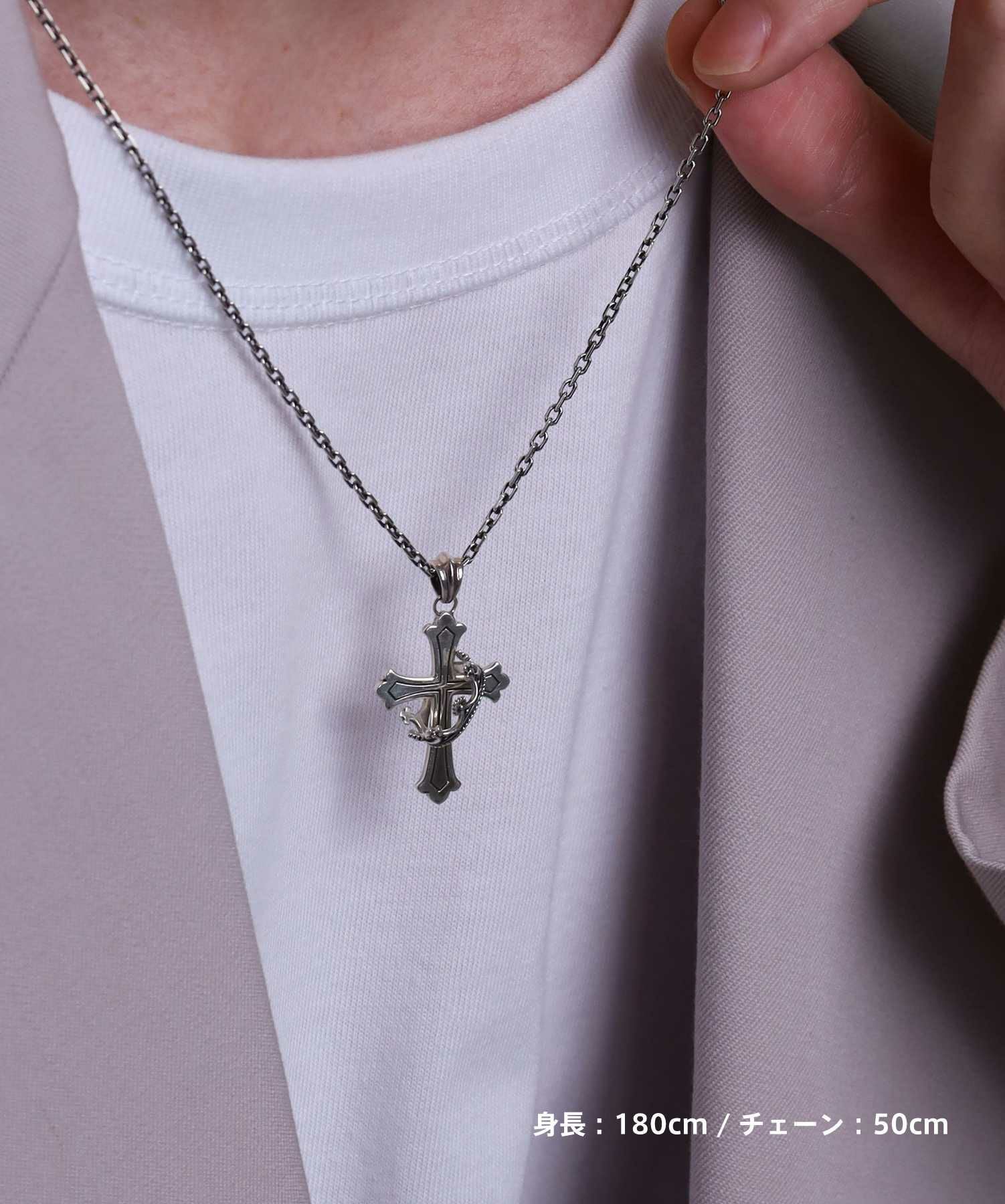 HOWL”ハウリングクロスネックレス（S SIZE）/シルバー925 | LION HEART