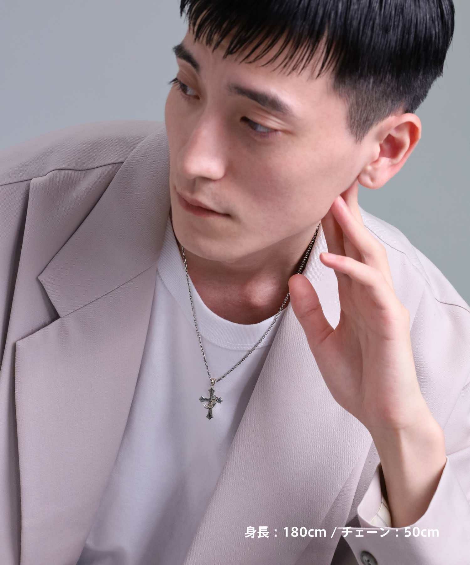 HOWL”ハウリングクロスネックレス（S SIZE）/シルバー925 | LION HEART