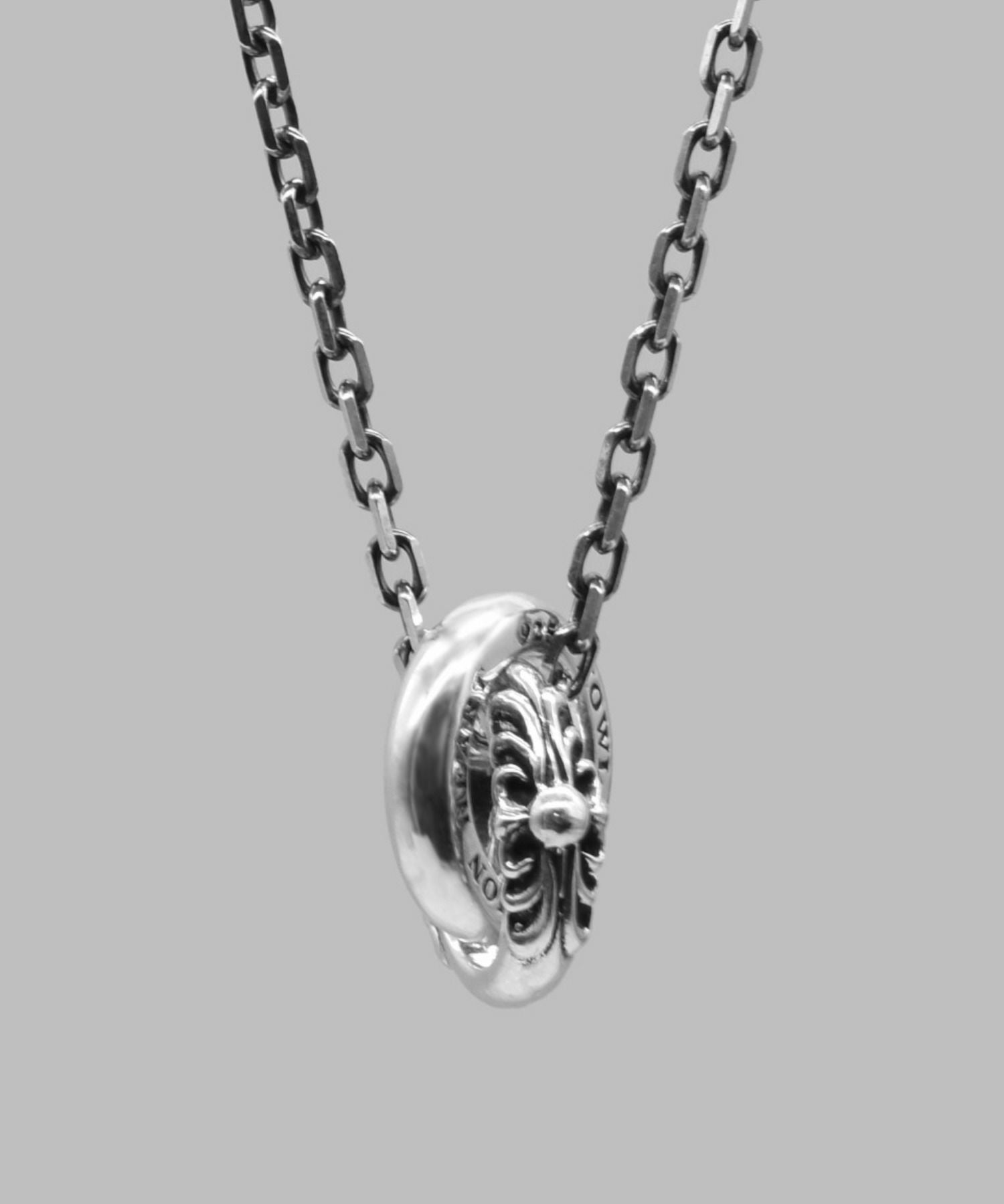 エンパイアダブルリングネックレス/シルバー925