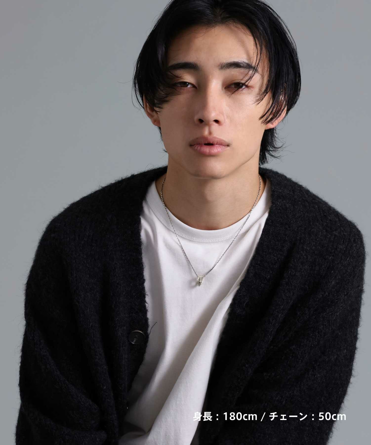 エンパイアダブルリングネックレス/シルバー925