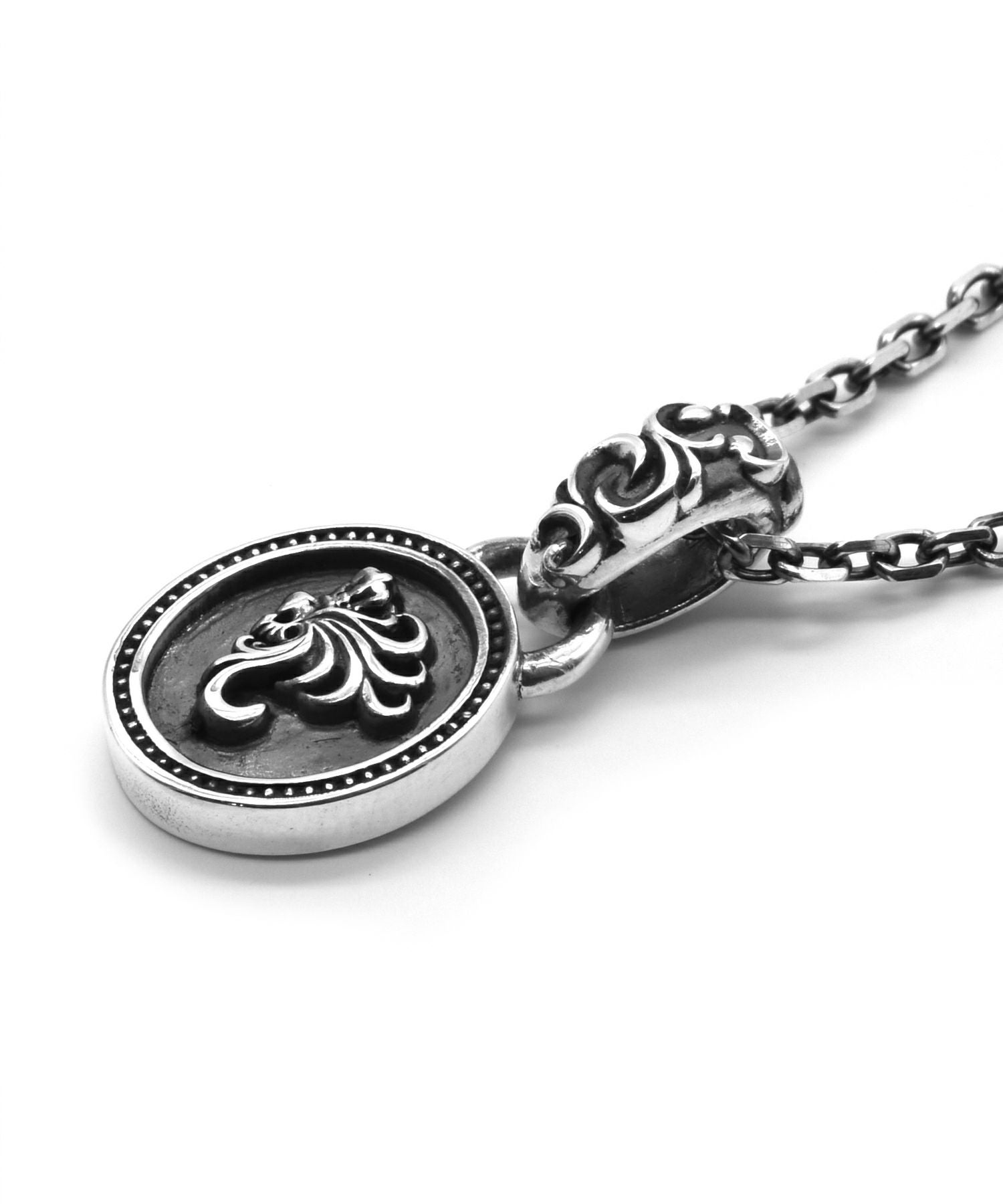 フレームドハウルネックレス/オーバル/シルバー925 | LION HEART STORE