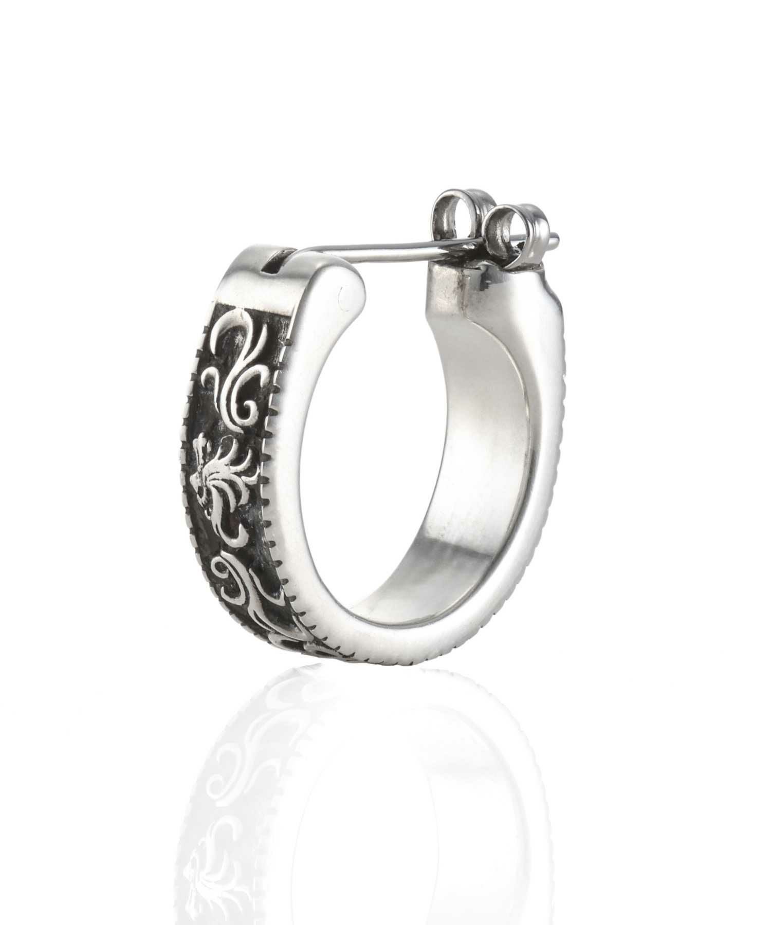 HOWL”クロッシングピアス（タテガミハウル）/シルバー925 | LION HEART