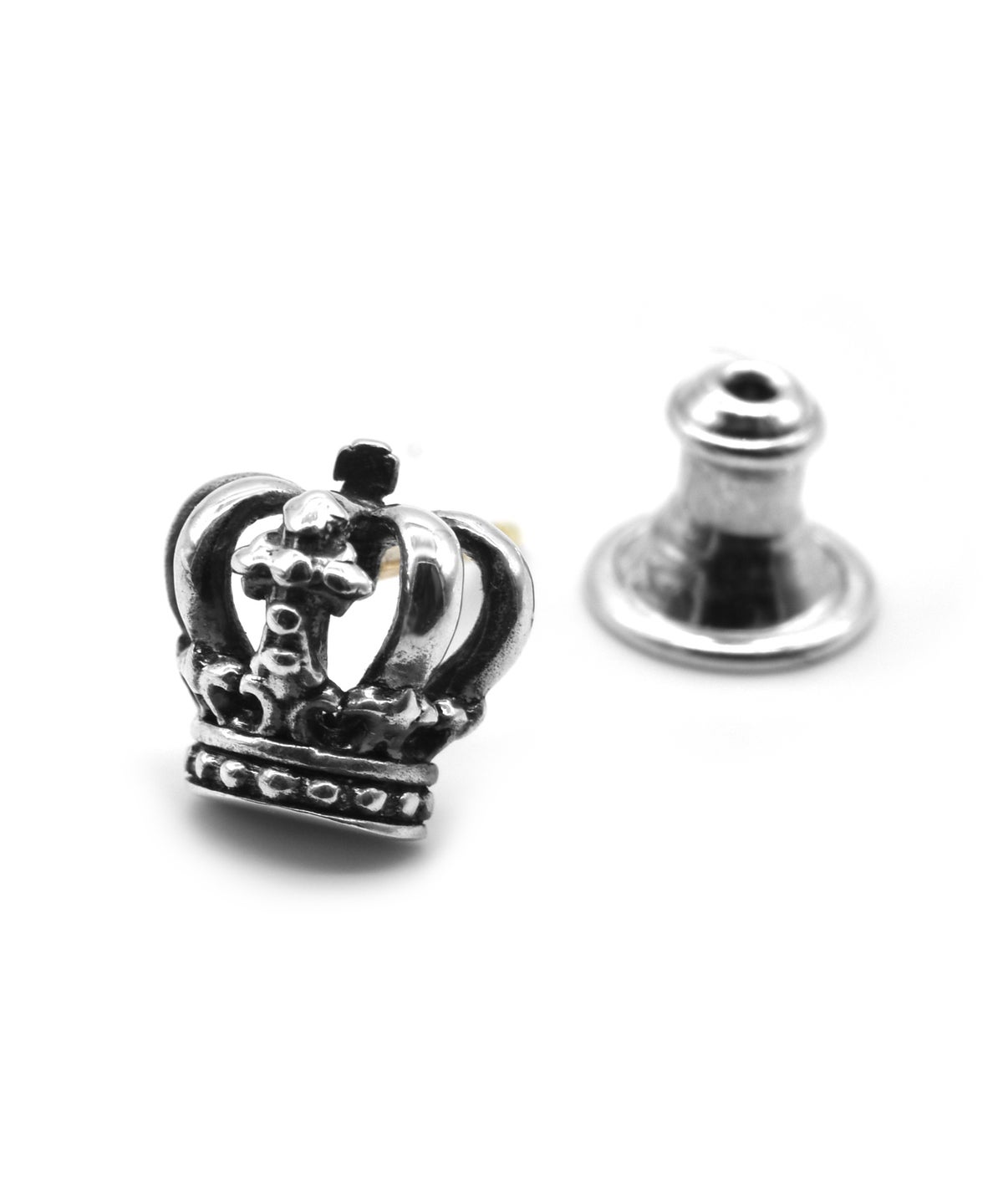 クラウンスタッズピアス/シルバー925