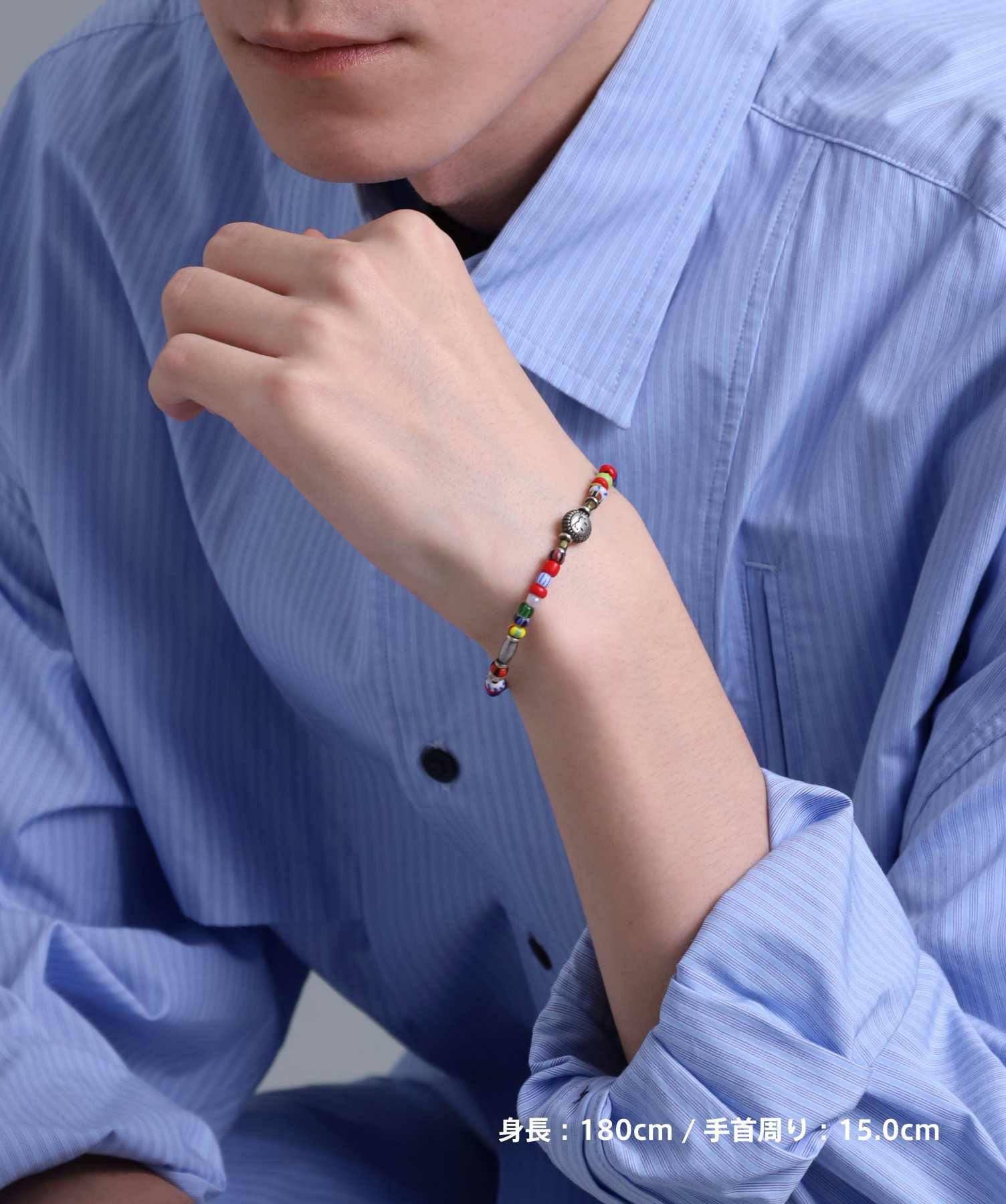 LION HEART × SunKu コラボブレスレット/ガラスビーズ/2023年モデル