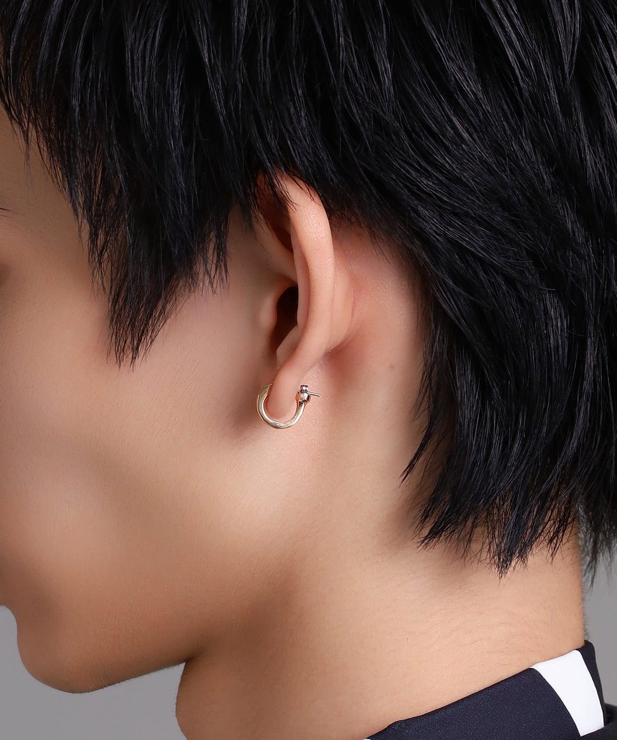 クロッシングピアス/シークレットヘリテイジSサイズ/K10ゴールド