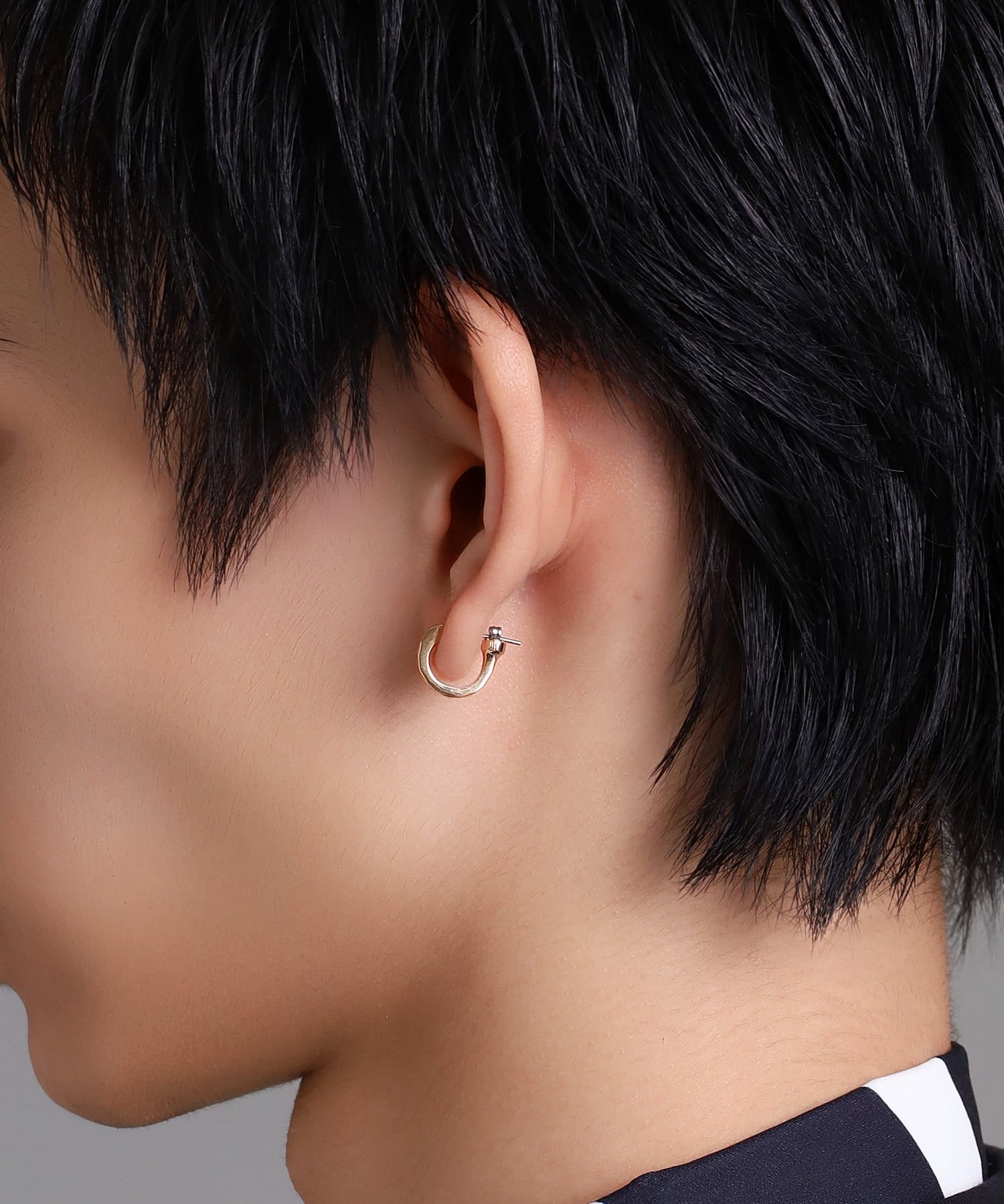 クロッシングピアス/シークレットヘリテイジSサイズ/K10ゴールド