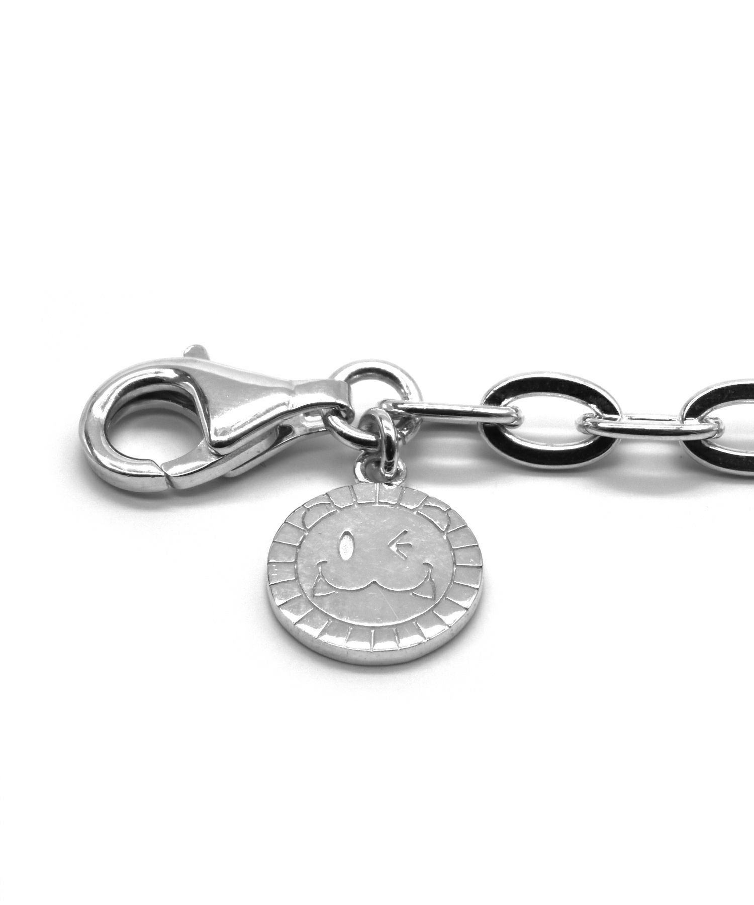 LEO”ファインチェーンブレスレット（クリップ/LEO）/シルバー925