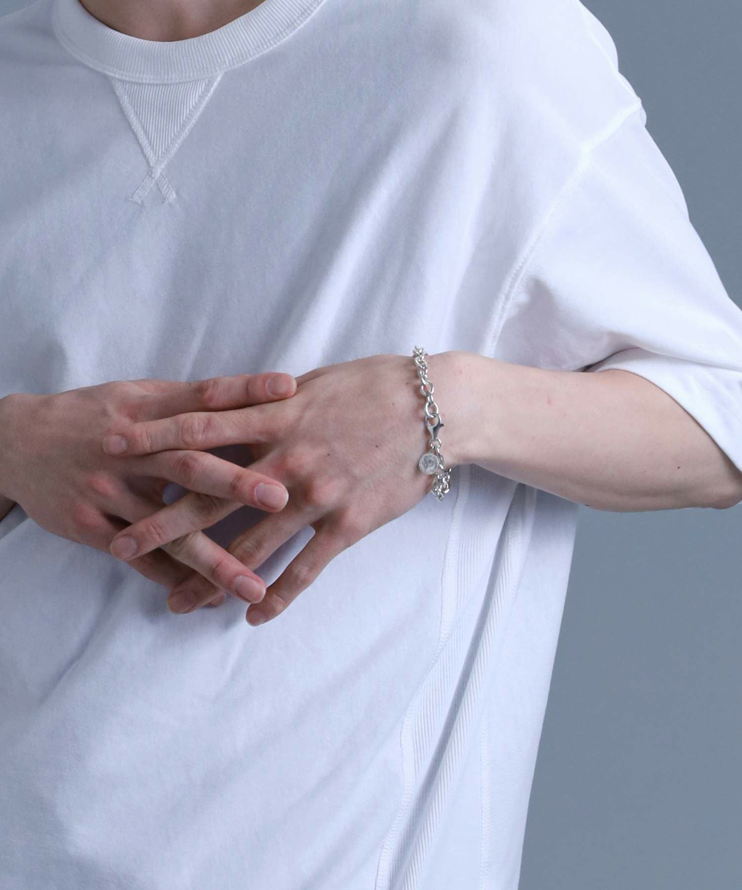 ボリュームチェーンブレスレット/HOWL/シルバー925