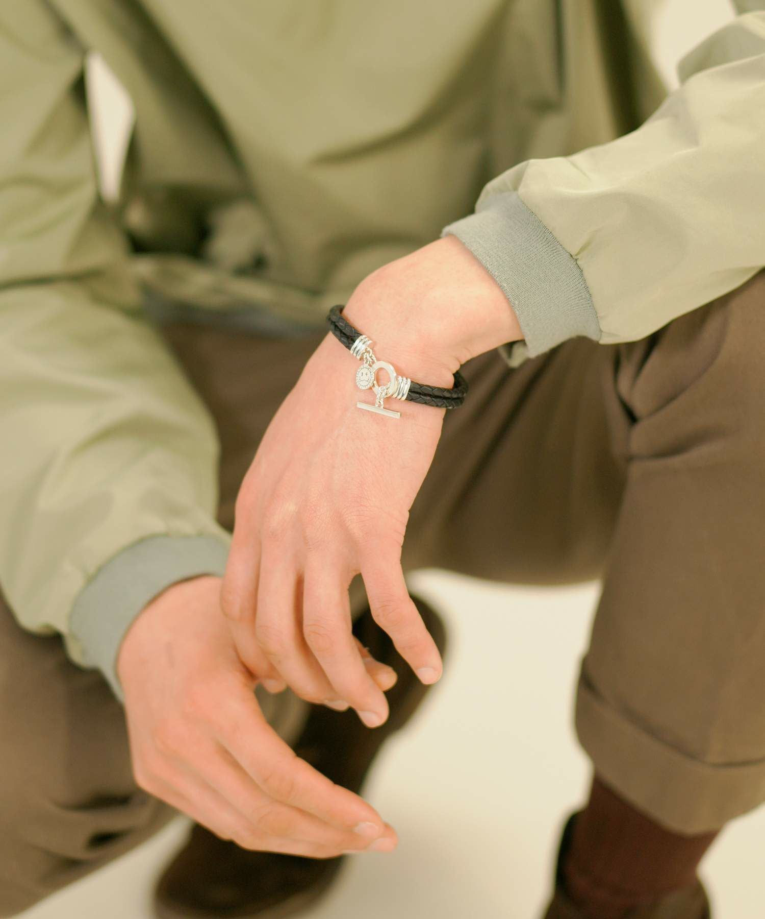 レザーブレスレット/LEO/シルバー925 | LION HEART STORE｜ライオン