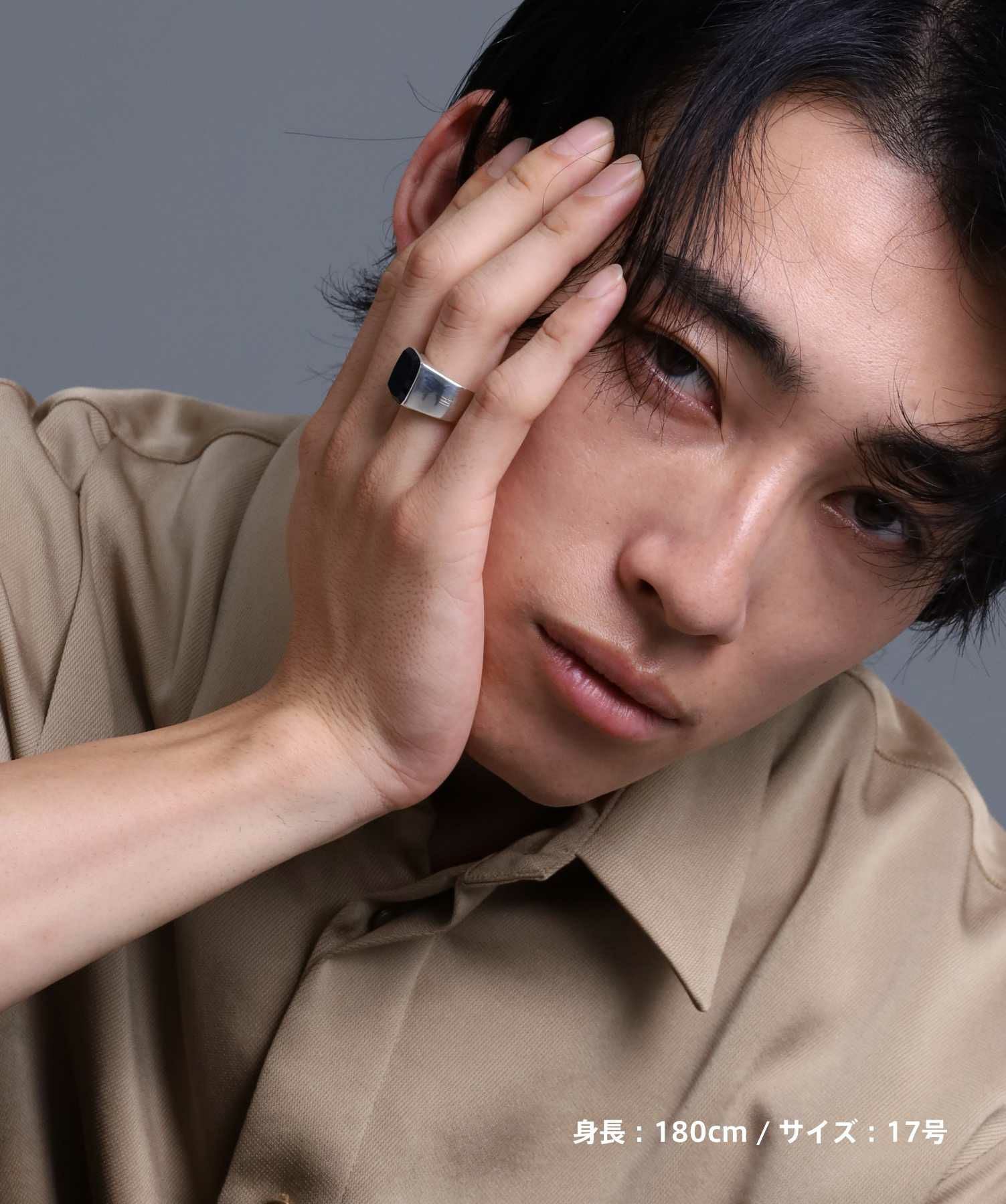 for Gift”ピュアリング（シルバー×ブラック）/シルバー925 | LION