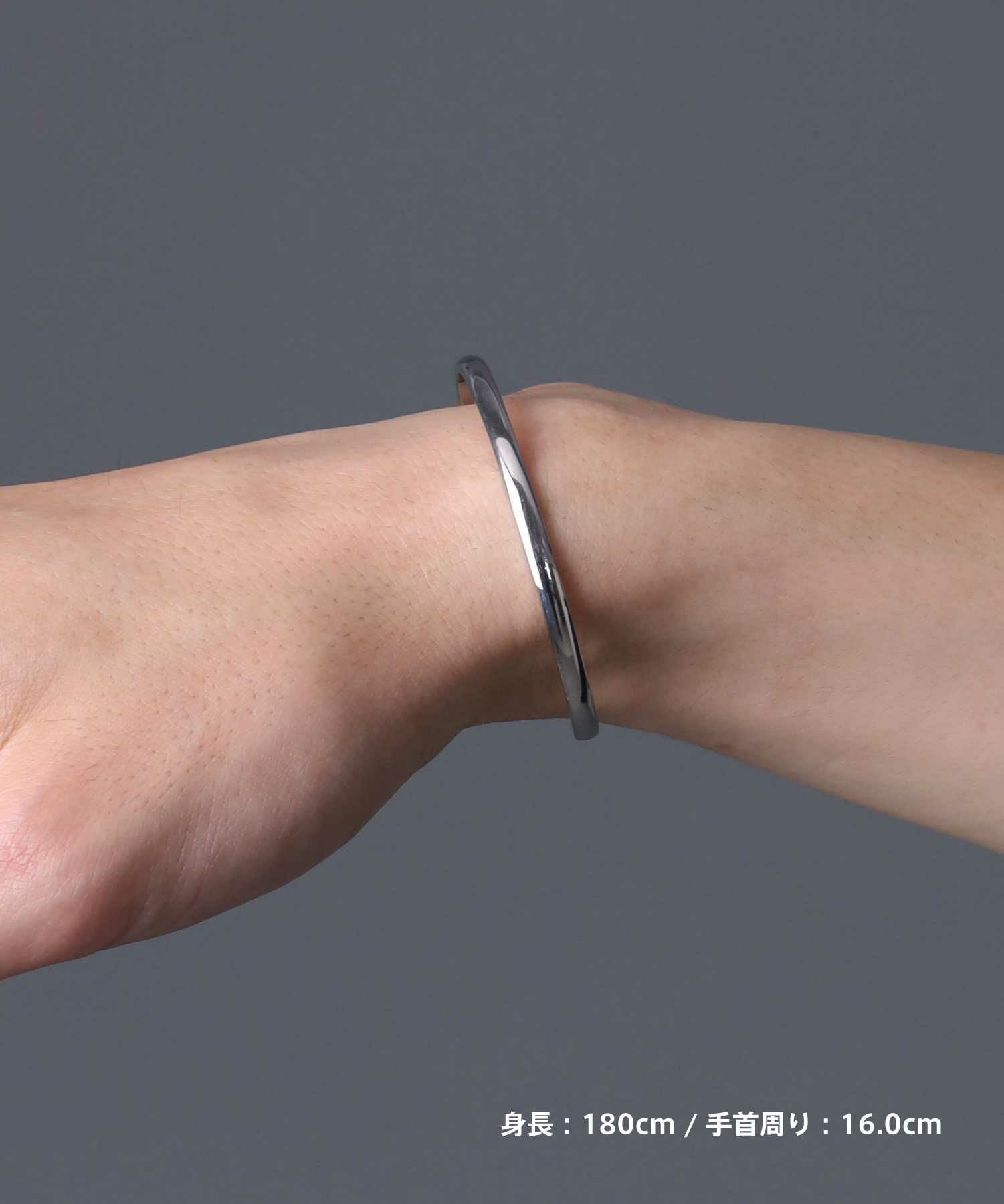 限定展開】“LH-1”ラウンドバングル/サージカルステンレス（金属