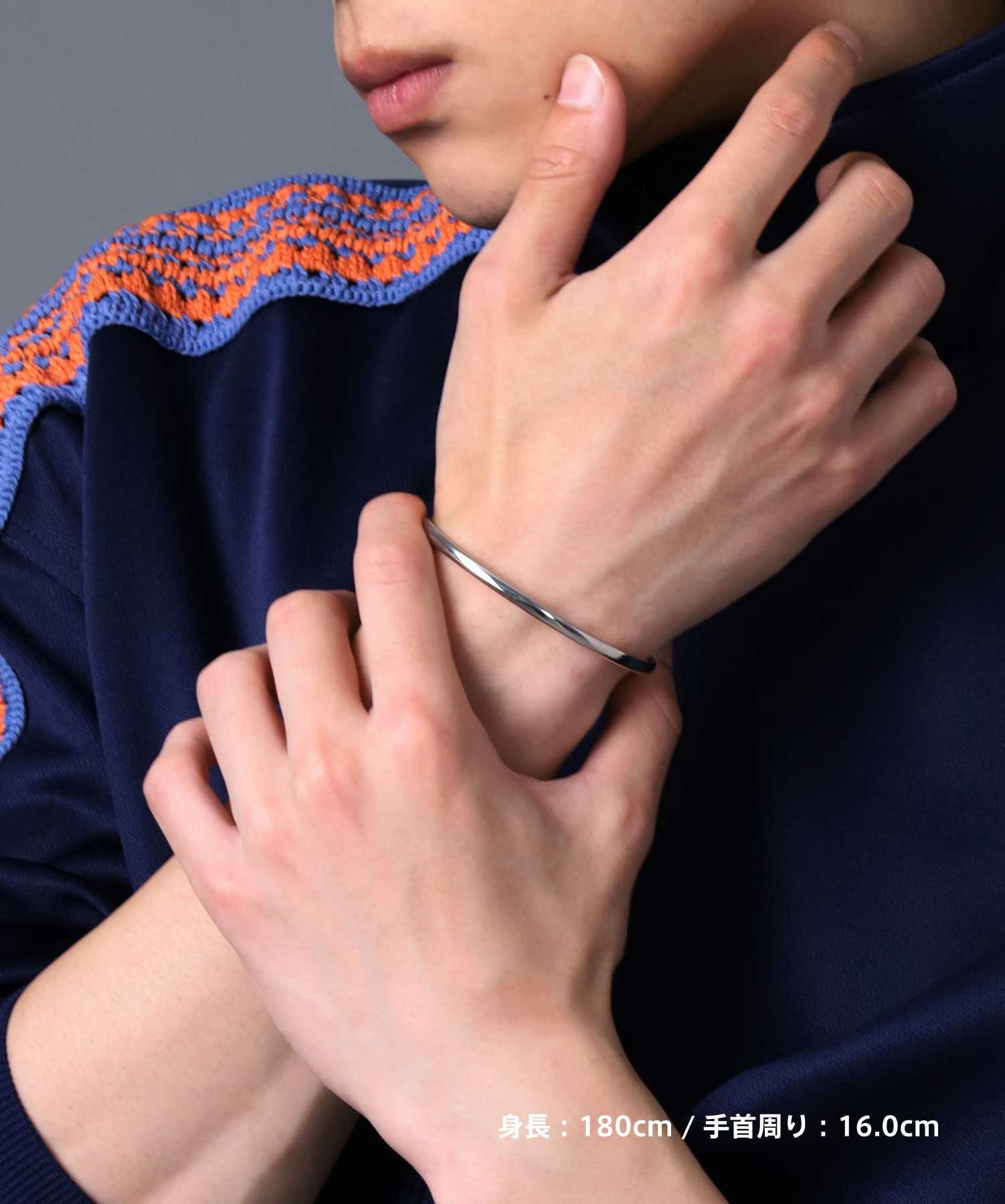 限定展開】“LH-1”ラウンドバングル/サージカルステンレス（金属