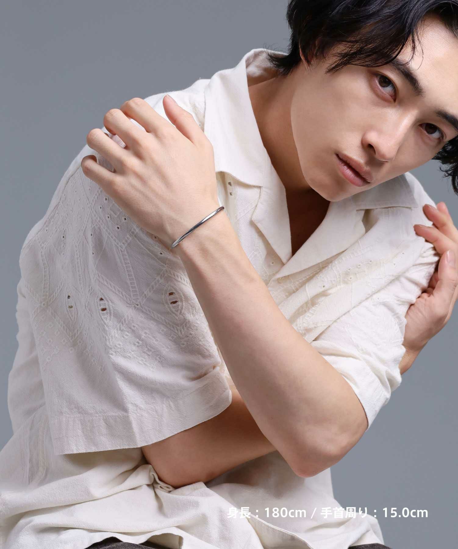 限定展開】“LH-1”ラウンドバングル/サージカルステンレス（金属