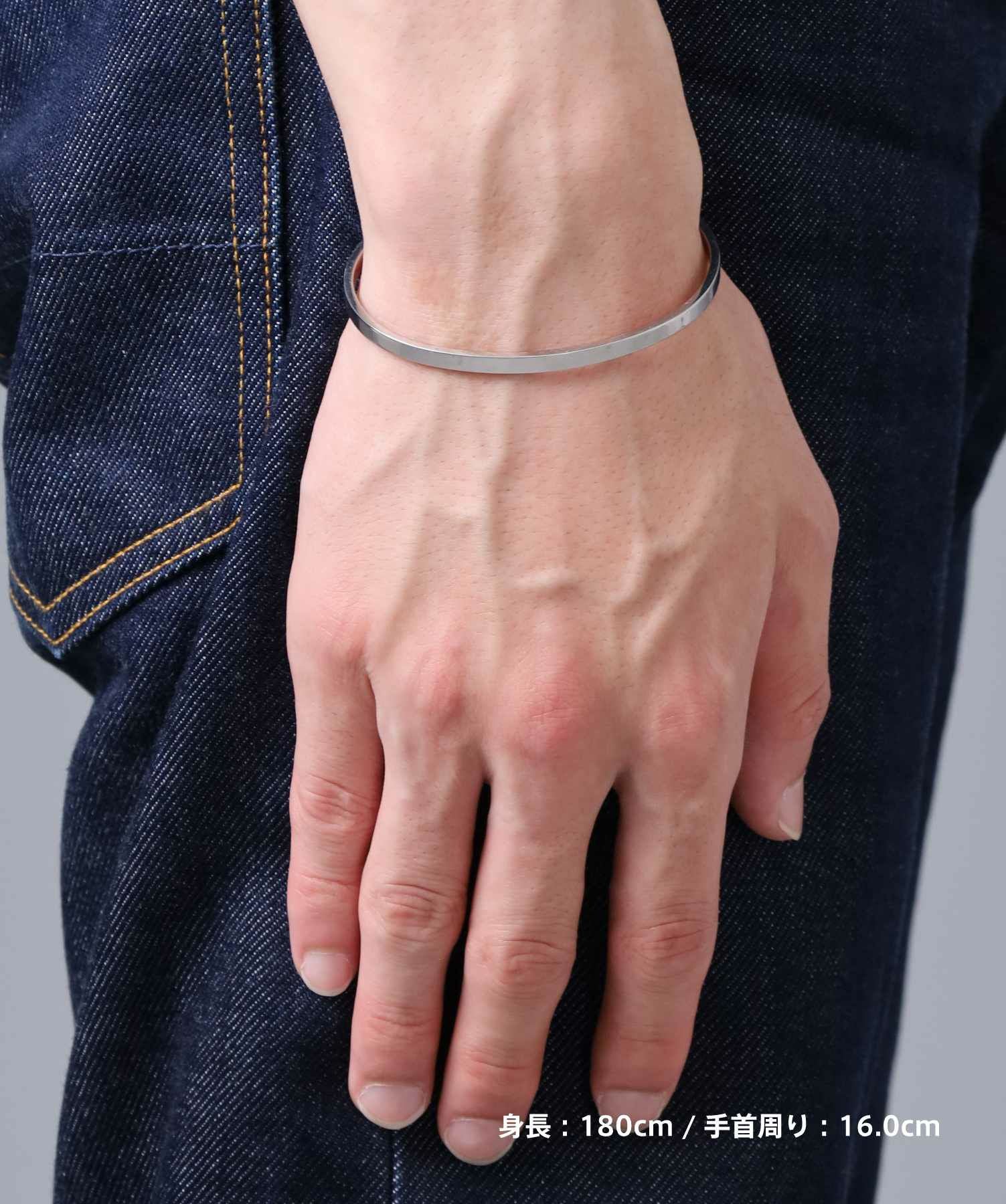 【WEB限定】スクエアバングル/サージカルステンレス316L（金属アレルギー対応）