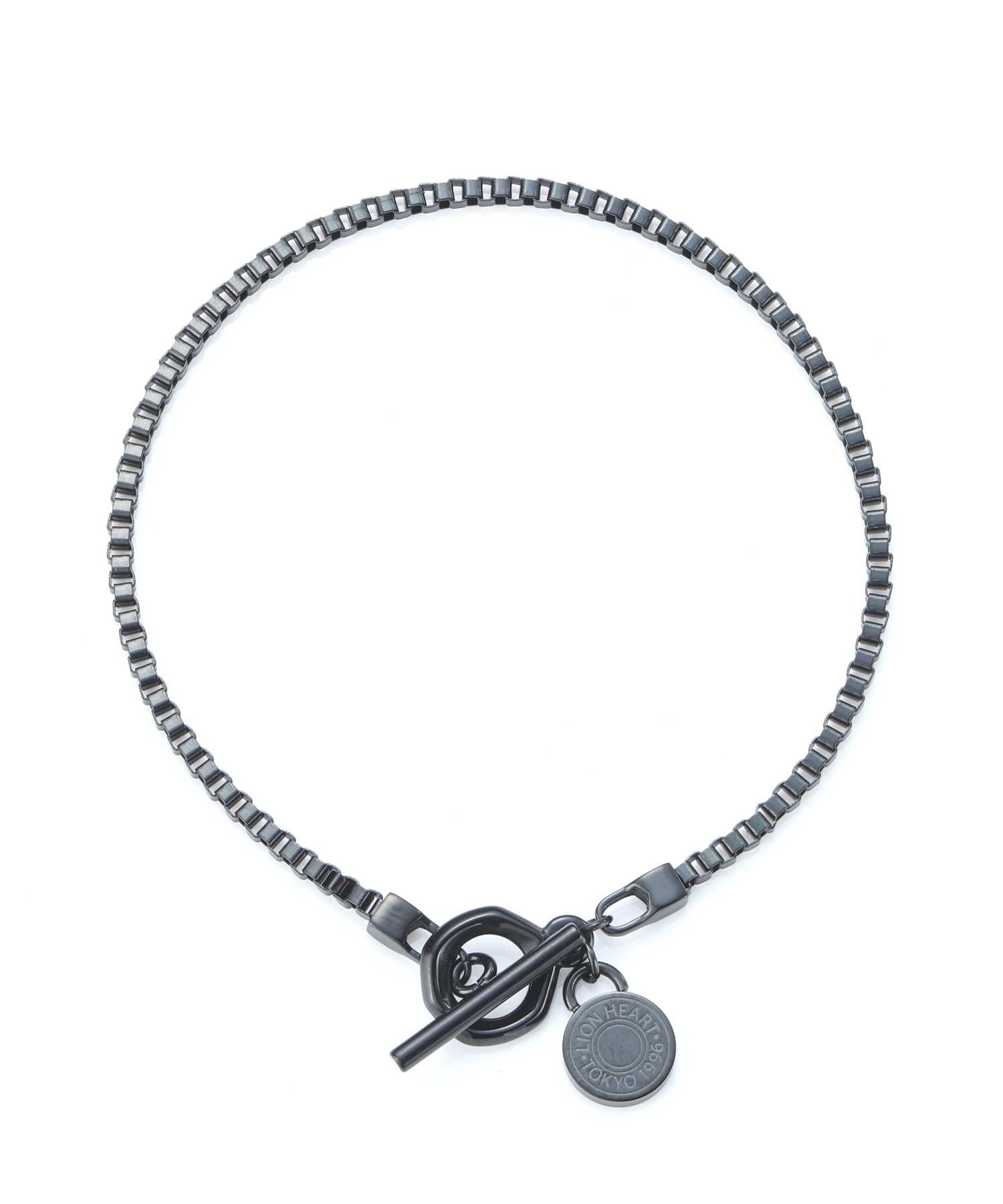 【WEB限定】スキニーチェーンブレスレット/ベネチアン/ブラック/サージカルステンレス