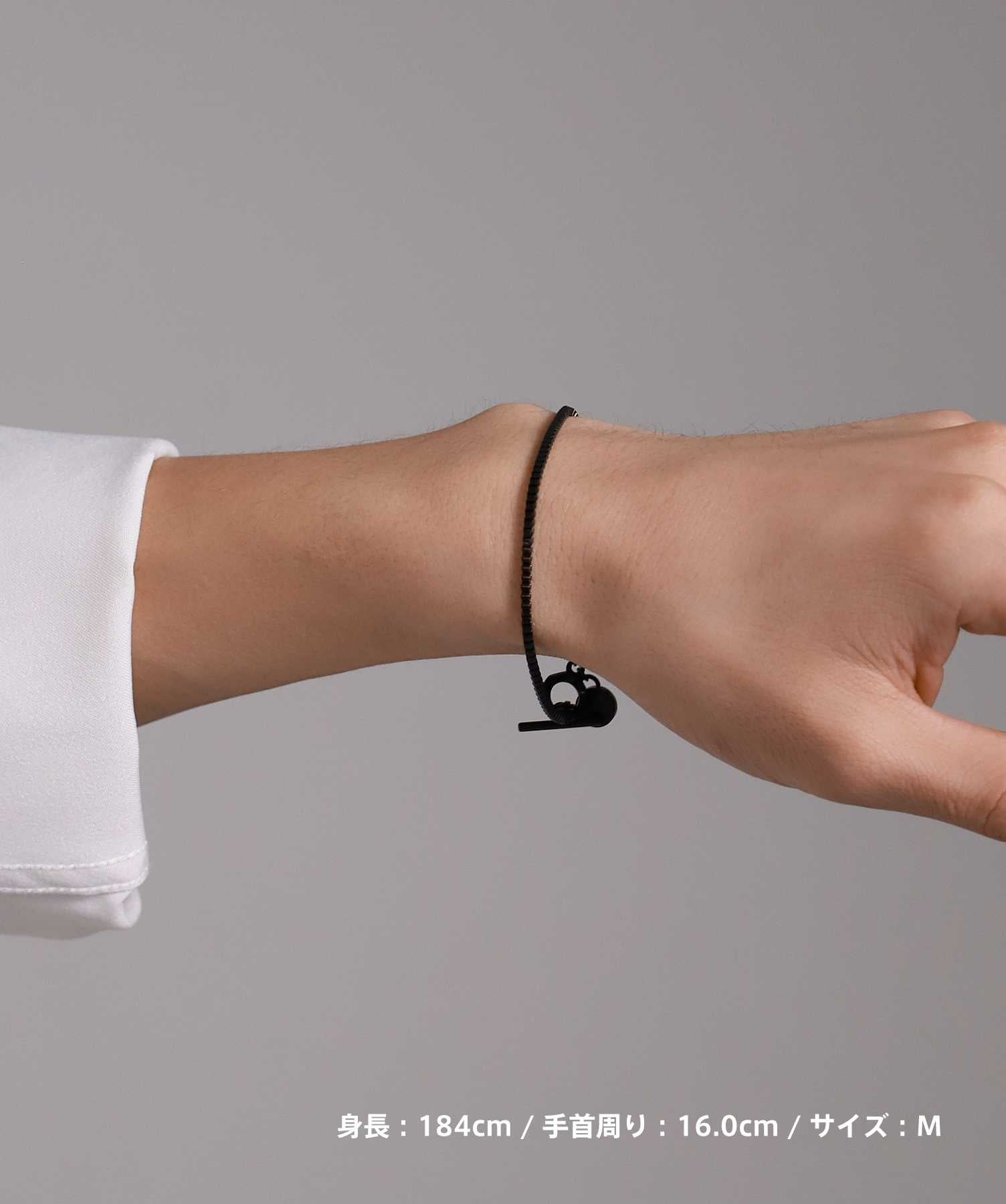 限定展開】“LH-1”スキニーチェーンブレスレット（ベネチアン/ブラック