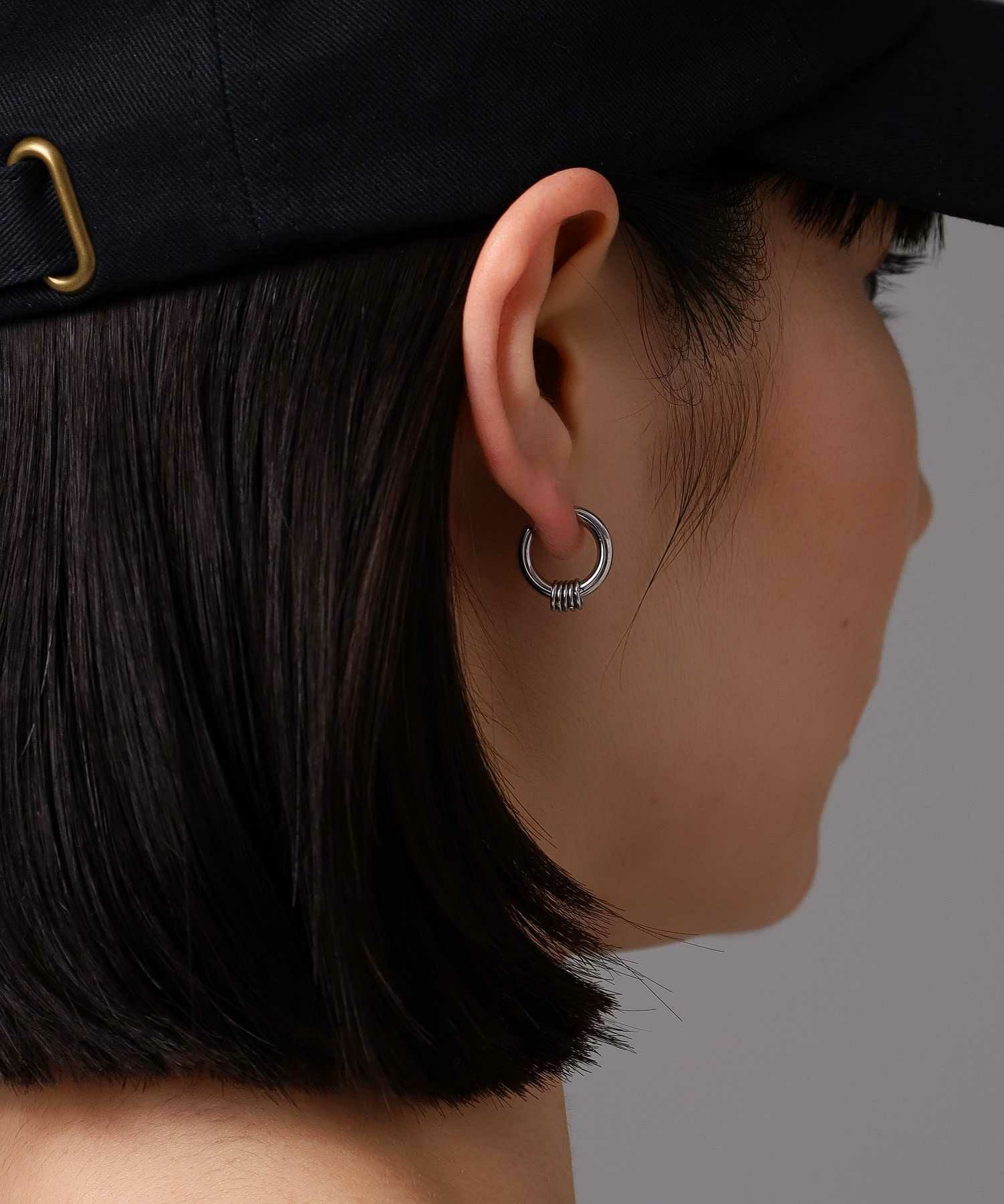 限定展開】“LH-1”リングチャームフープピアス/サージカルステンレス