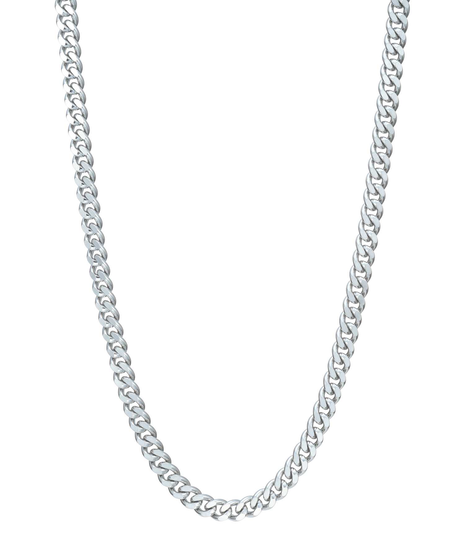 【WEB限定】ボリュームチェーンネックレス/カット喜平0.69cm/サージカルステンレス316L（金属アレルギー対応）