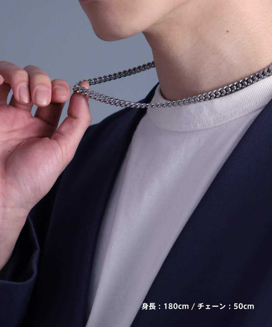 限定展開】“LH-1”ボリュームチェーンネックレス（カットキヘイ
