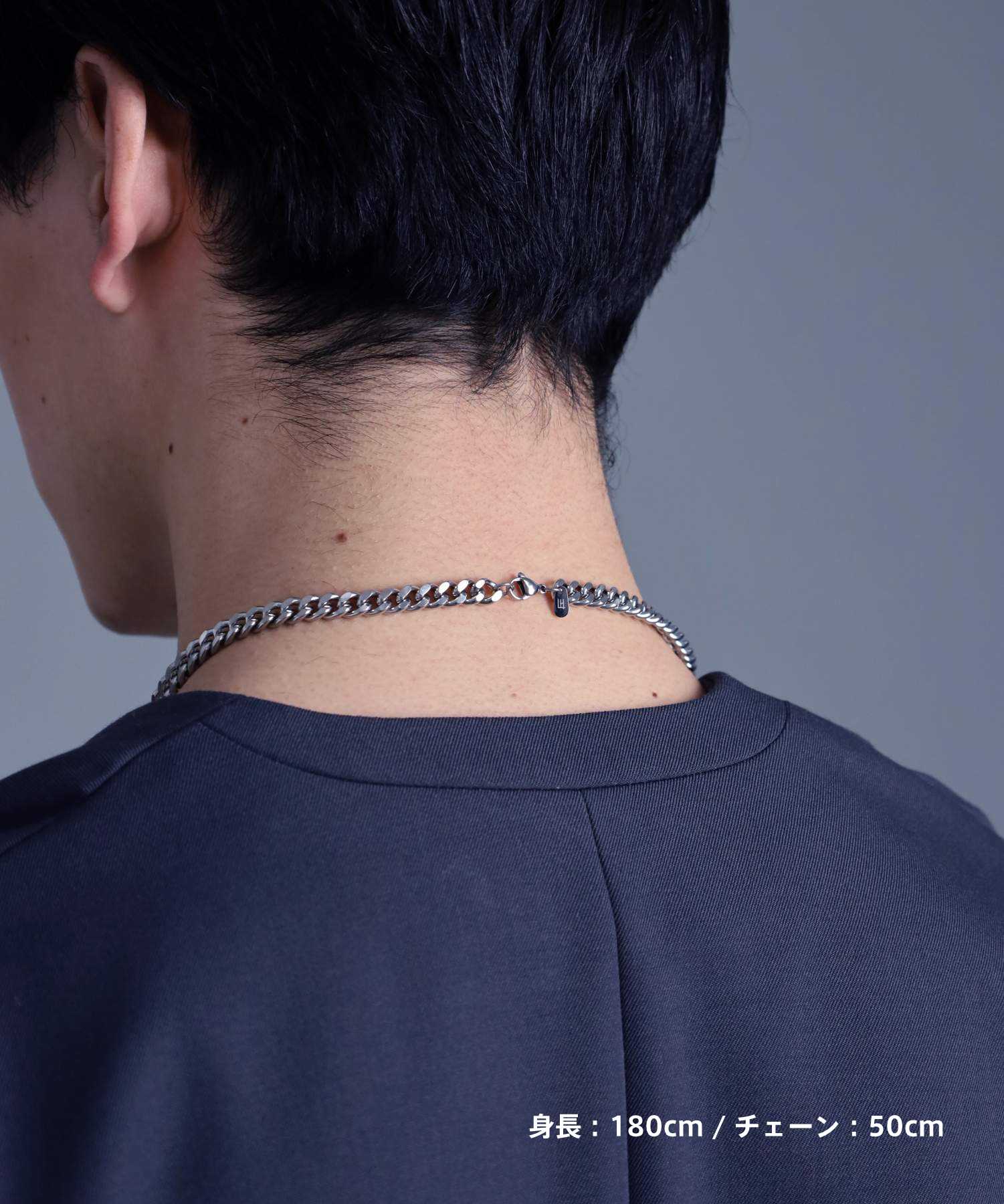 限定展開】“LH-1”ボリュームチェーンネックレス（カットキヘイ