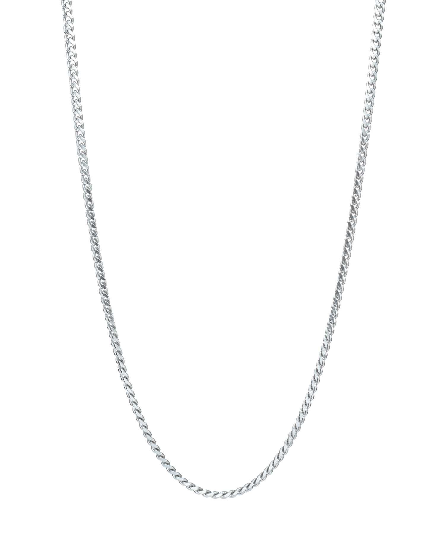 【WEB限定】チェーンネックレス/3.5mm幅カット喜平/サージカルステンレス316L（金属アレルギー対応）