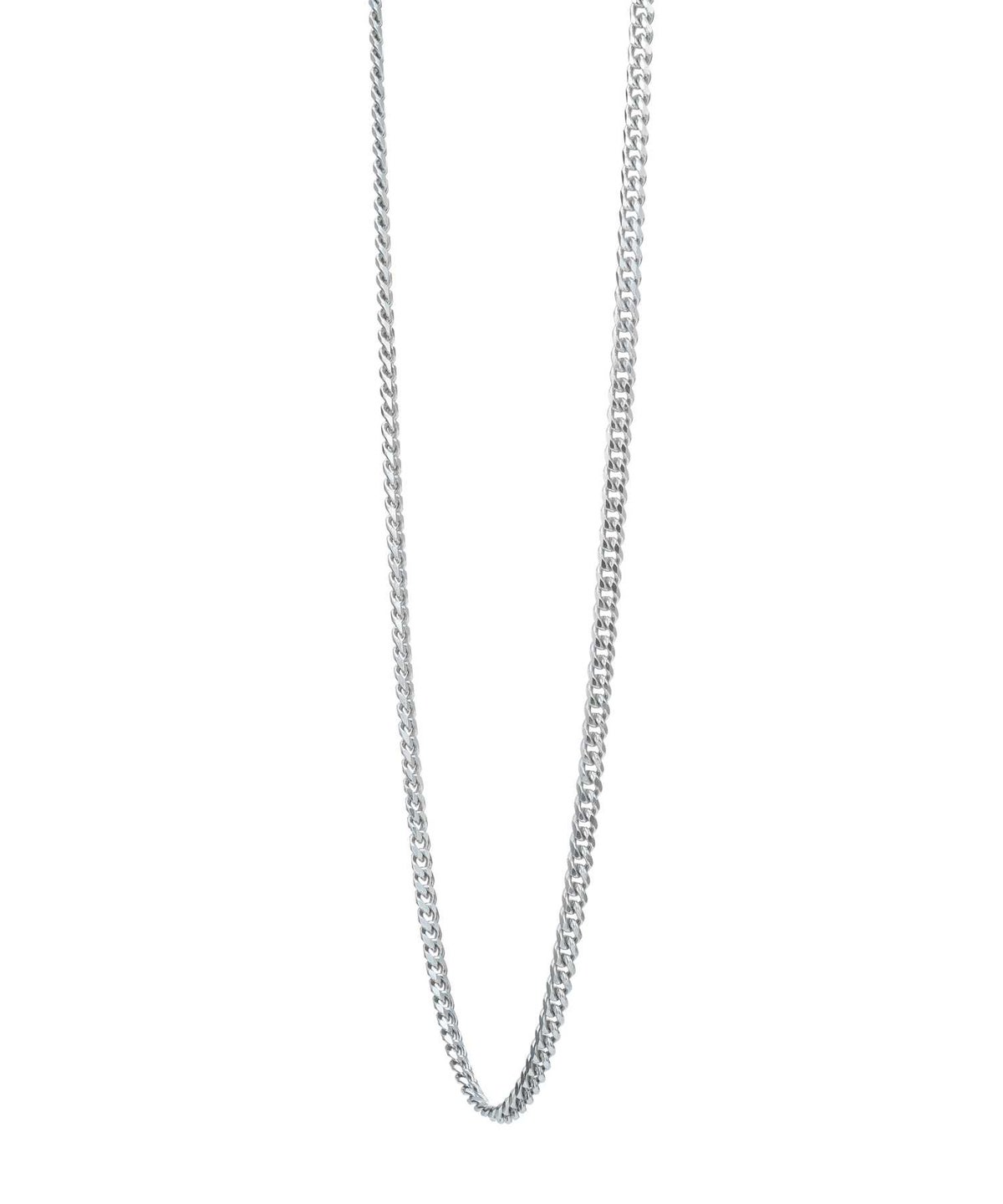 【WEB限定】チェーンネックレス/3.5mm幅カット喜平/サージカルステンレス316L（金属アレルギー対応）