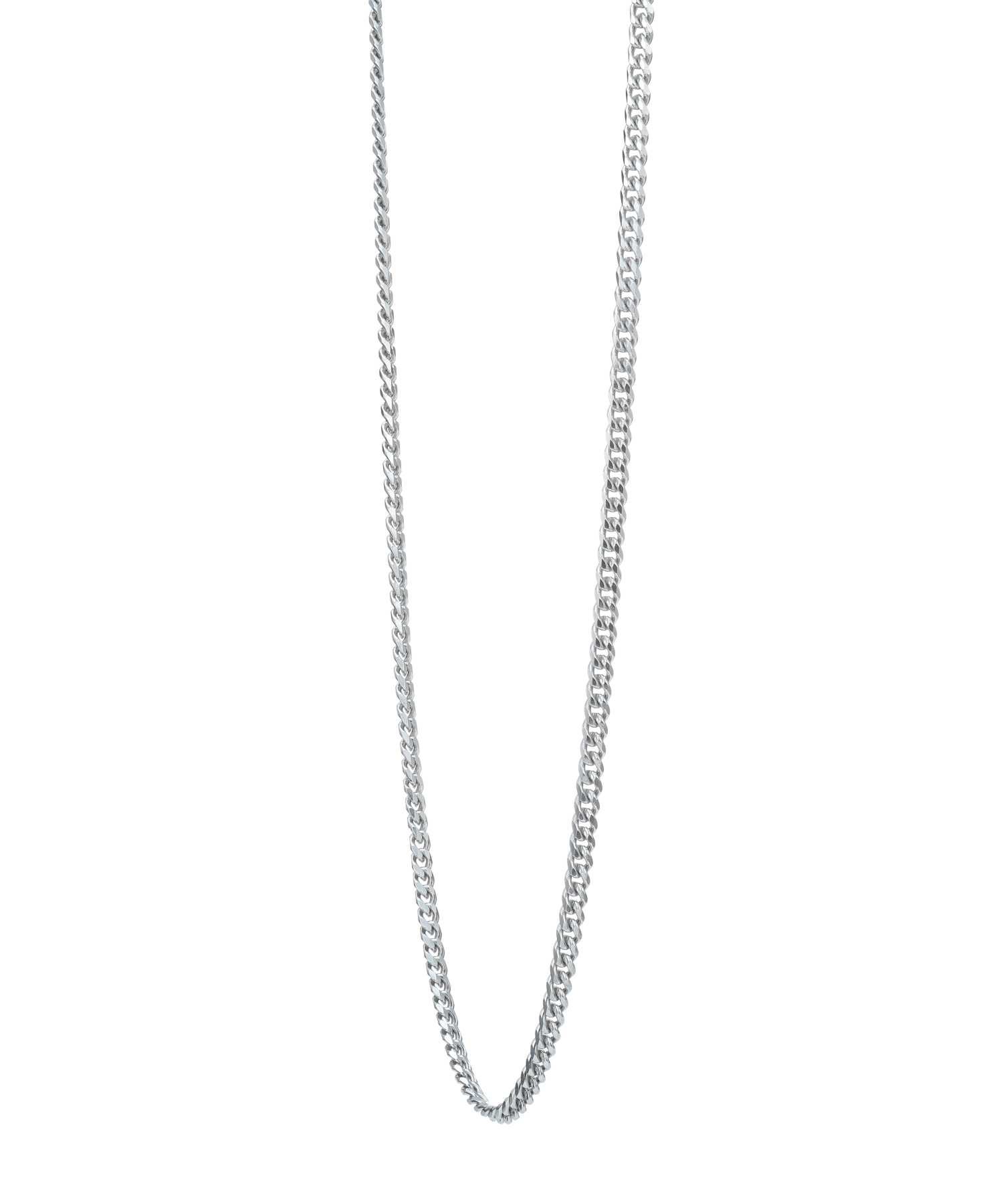 【WEB限定】チェーンネックレス/3.5mm幅カット喜平/サージカルステンレス316L（金属アレルギー対応）