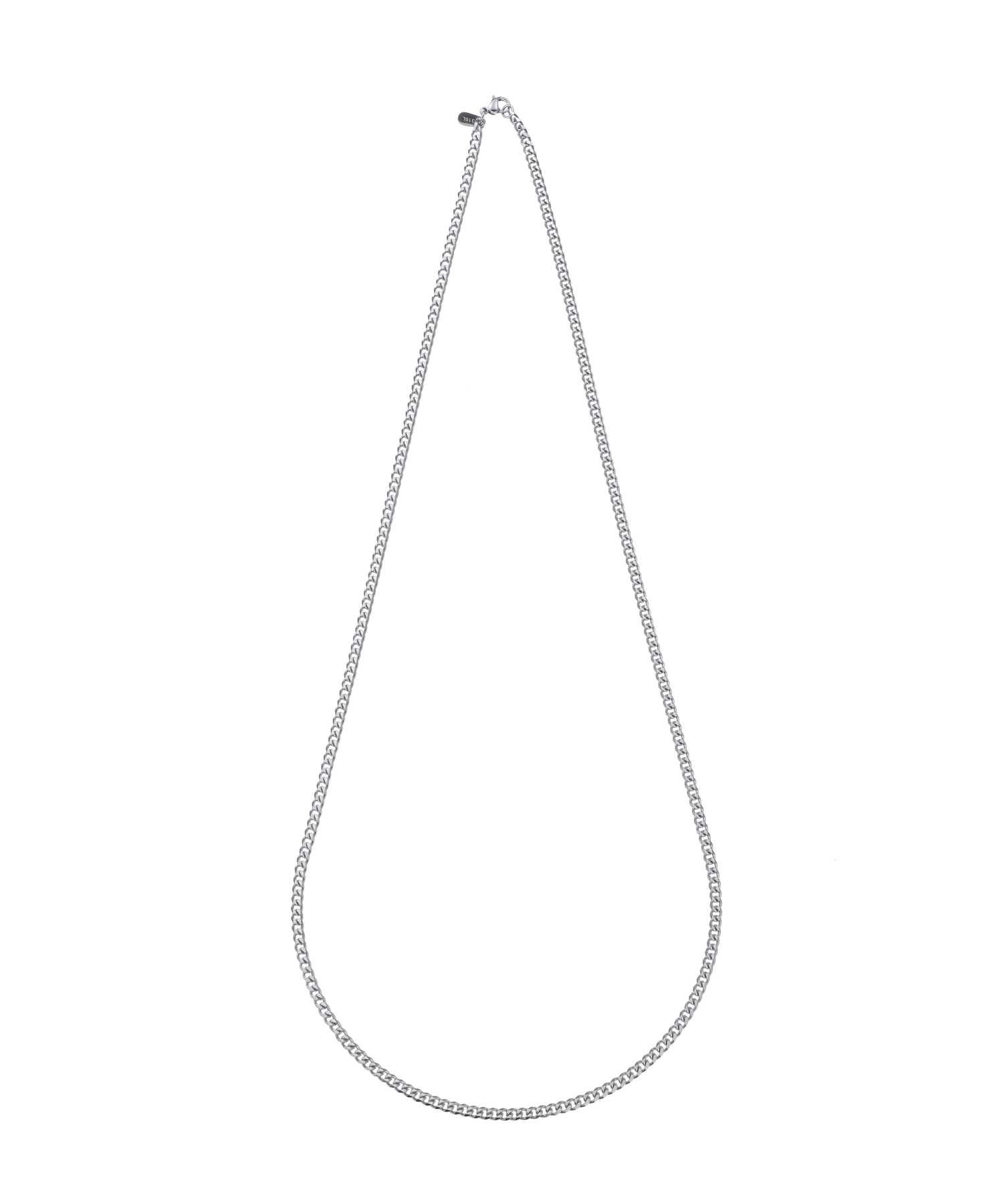 【WEB限定】チェーンネックレス/3.5mm幅カット喜平/サージカルステンレス316L（金属アレルギー対応）
