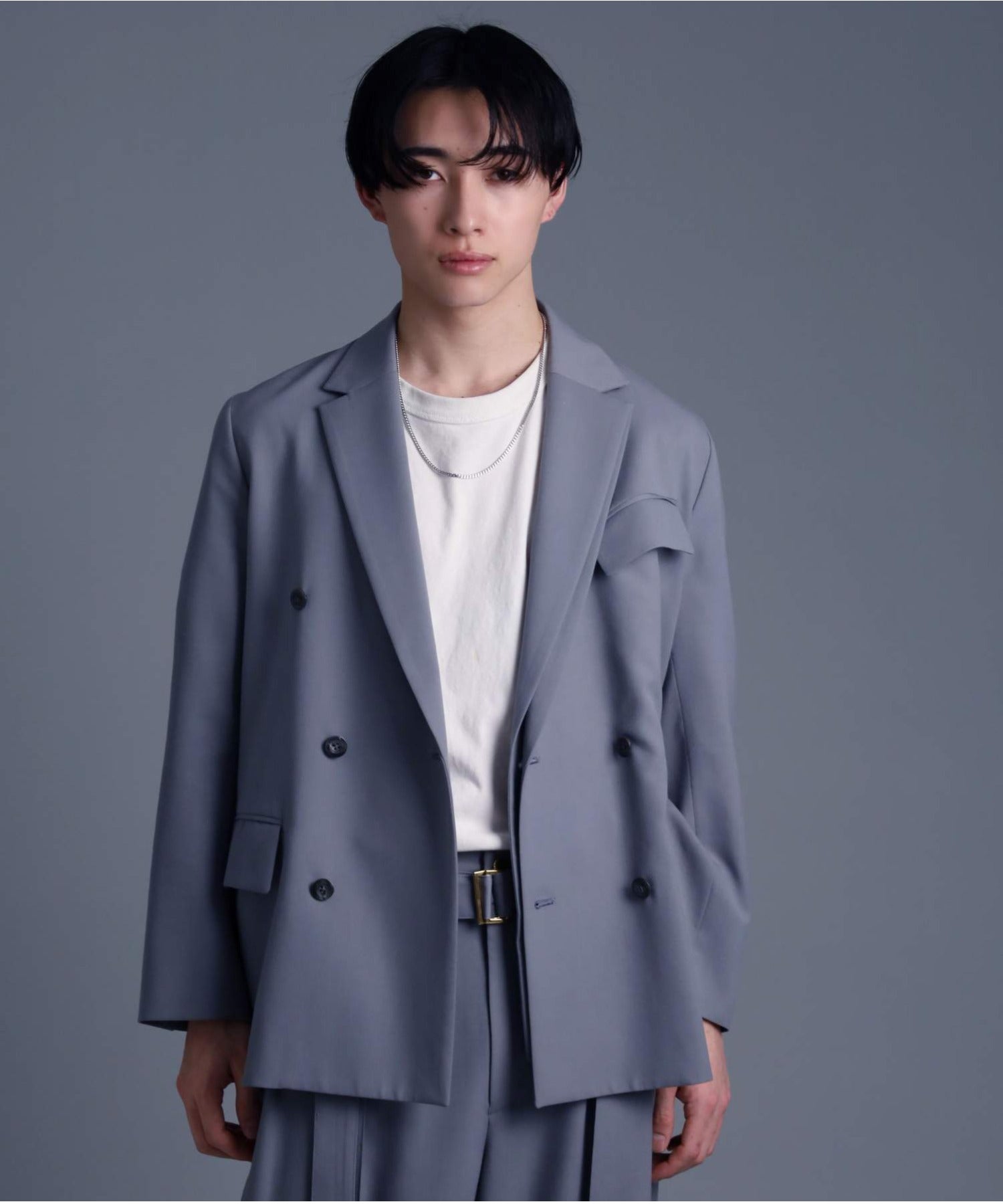 【WEB限定】チェーンネックレス/3.5mm幅カット喜平/サージカルステンレス316L（金属アレルギー対応）