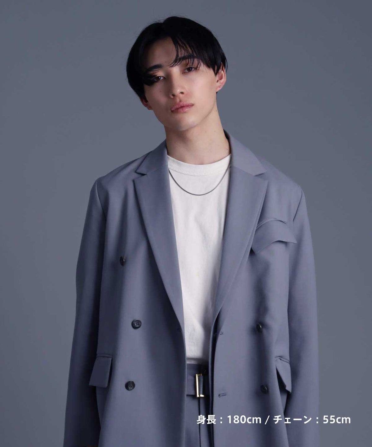 【WEB限定】slenderyチェーンネックレス/ベネチアンチェーン/シルバー/サージカルステンレス316L（金属アレルギー対応）
