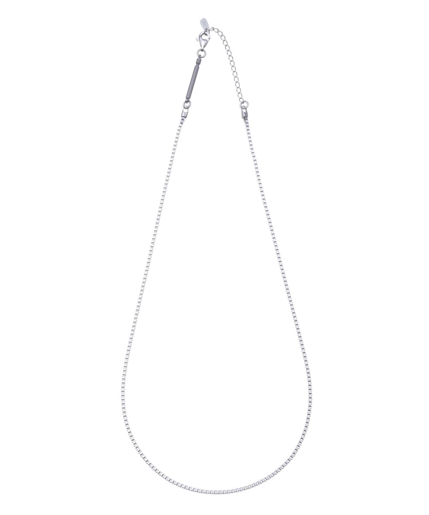 【WEB限定】slenderyチェーンネックレス/ベネチアンチェーン/シルバー/サージカルステンレス316L（金属アレルギー対応）