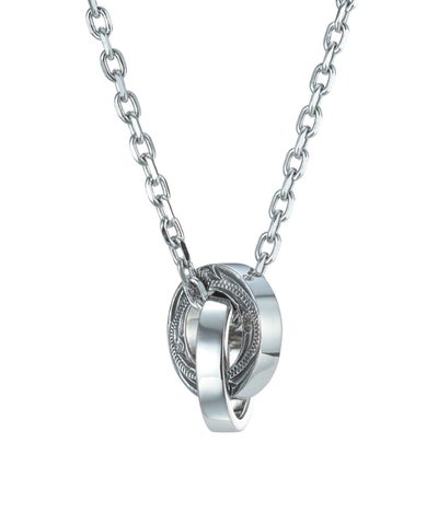 【WEB限定】ハワイアンダブルリングネックレス/サージカルステンレス316L（金属アレルギー対応）