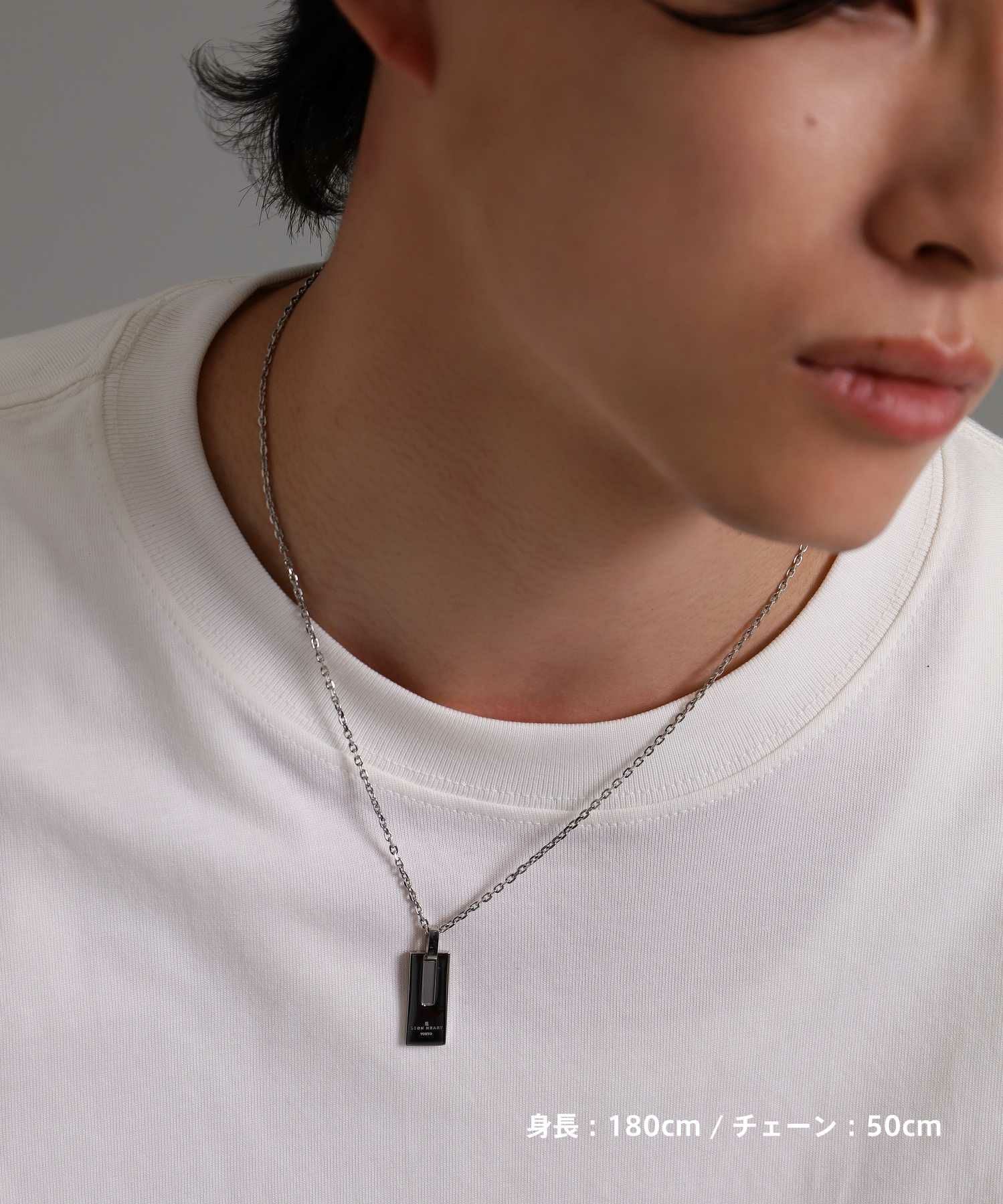 限定展開】“LH-1”デントプレートネックレス/サージカルステンレス