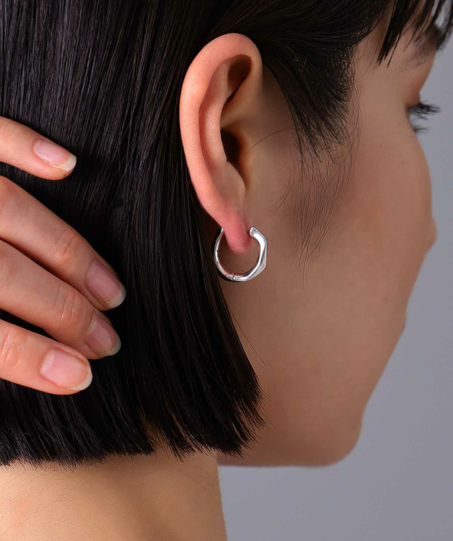 for Gift”クラッチピアス（フラグメント/シルバー/M SIZE）/シルバー