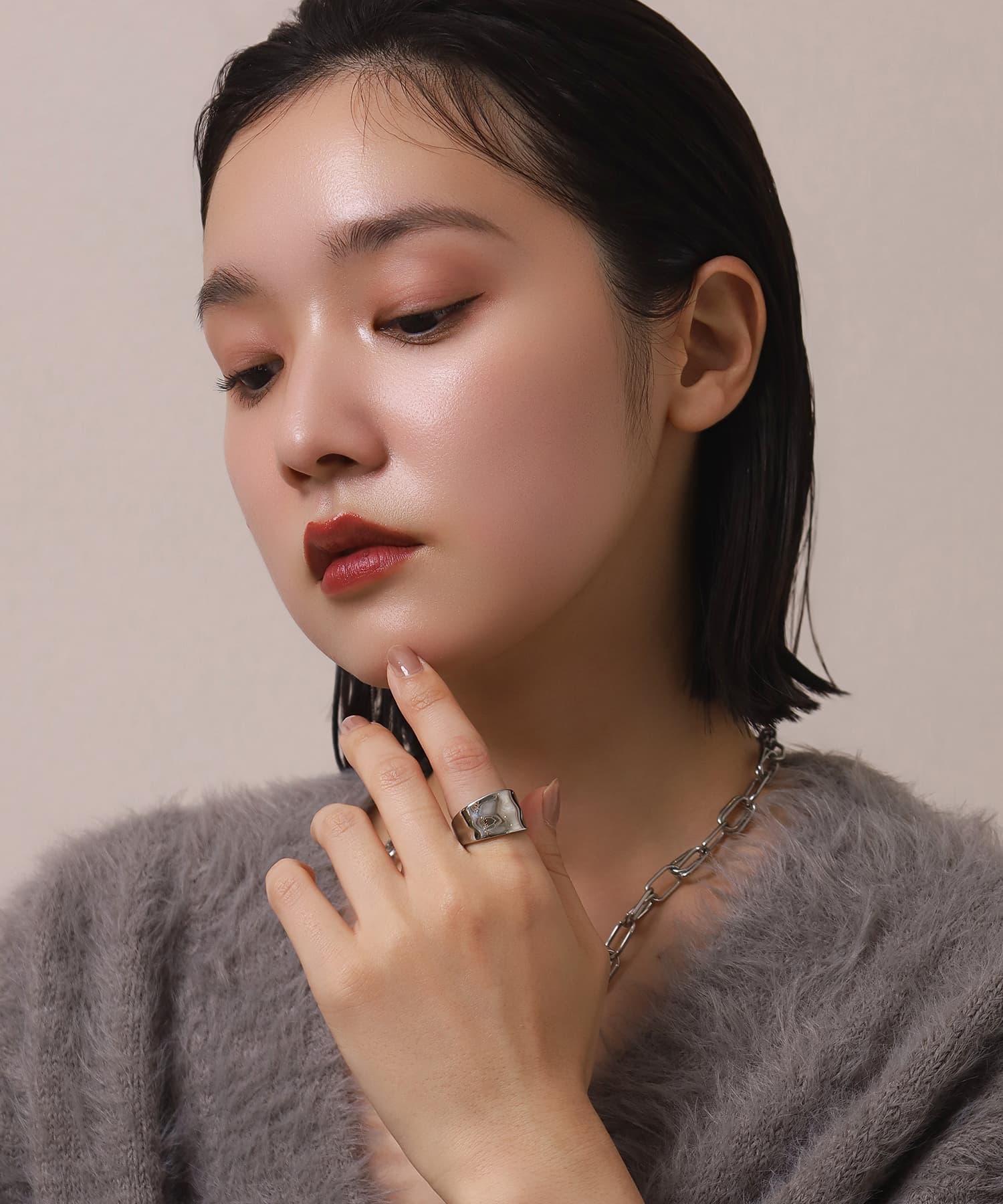 アクアリング/シルバー/サージカルステンレス316L | LION HEART STORE
