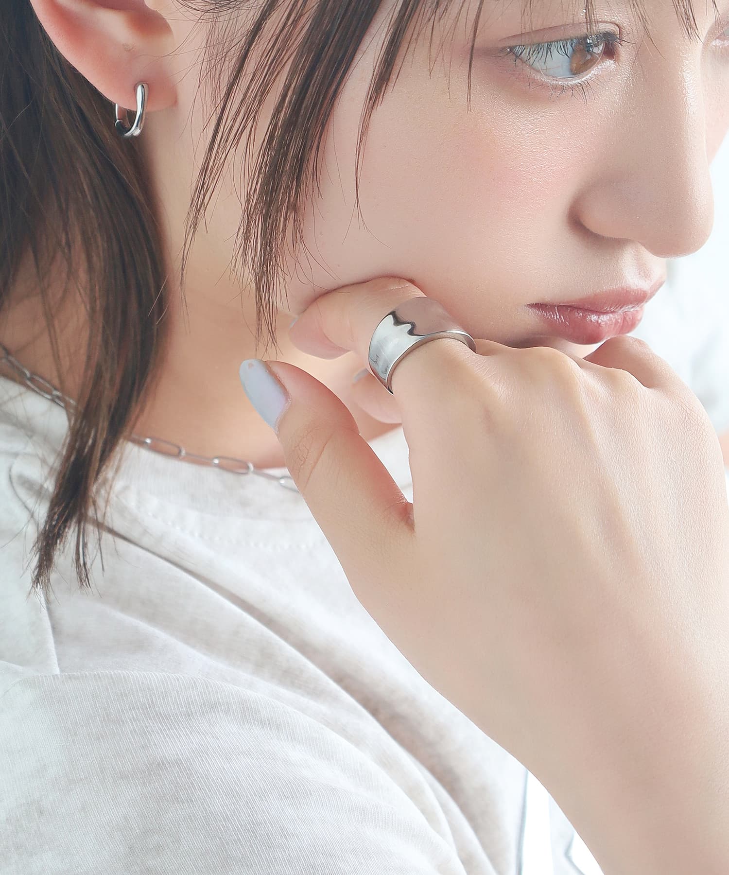 アクアリング/シルバー/サージカルステンレス316L | LION HEART STORE