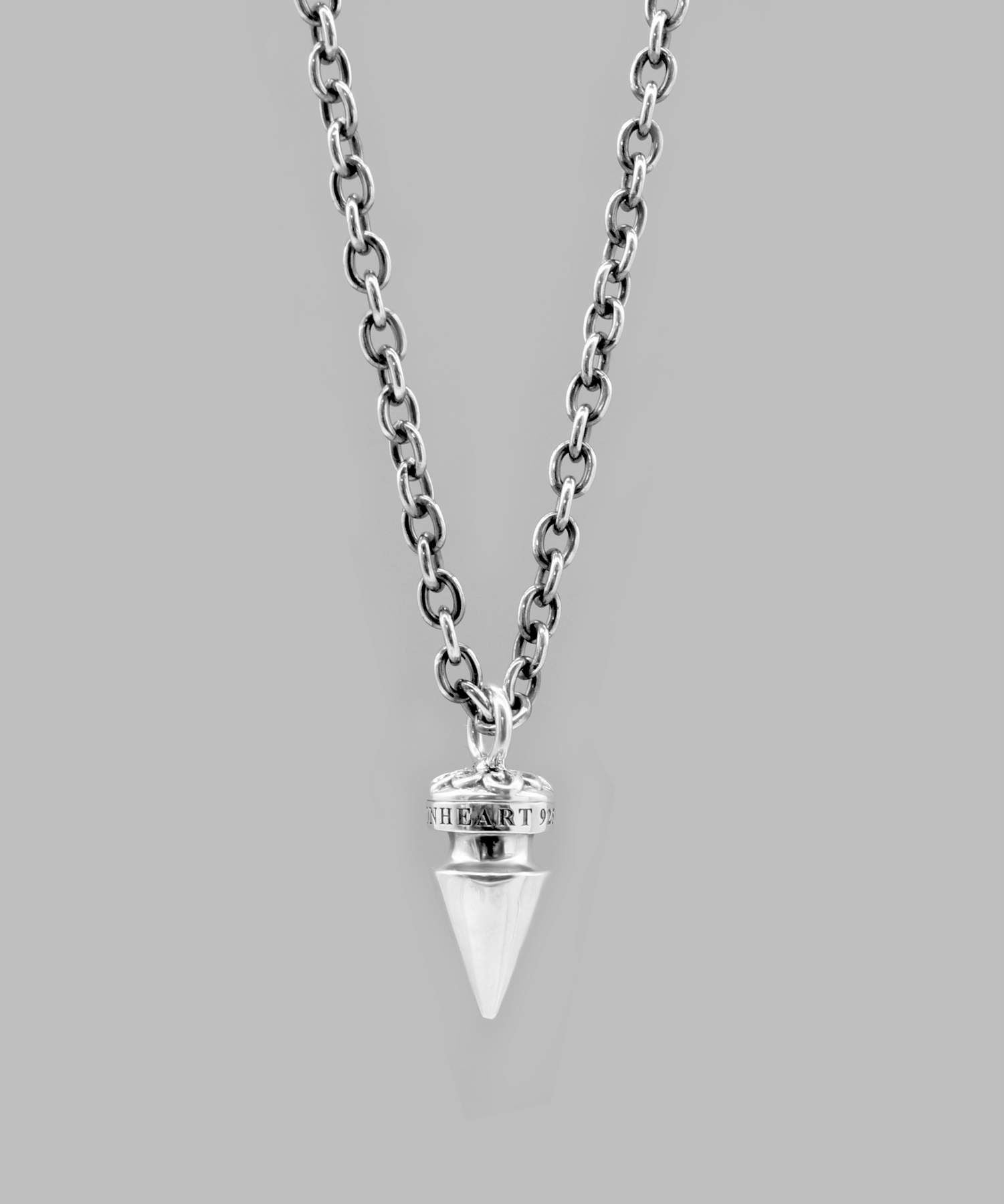 ヘビースパイクネックレス/シルバー925